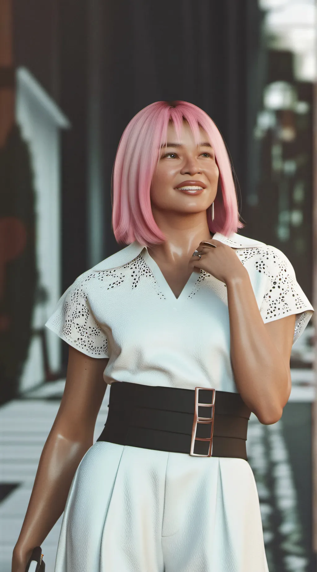 ai character: Karol G background