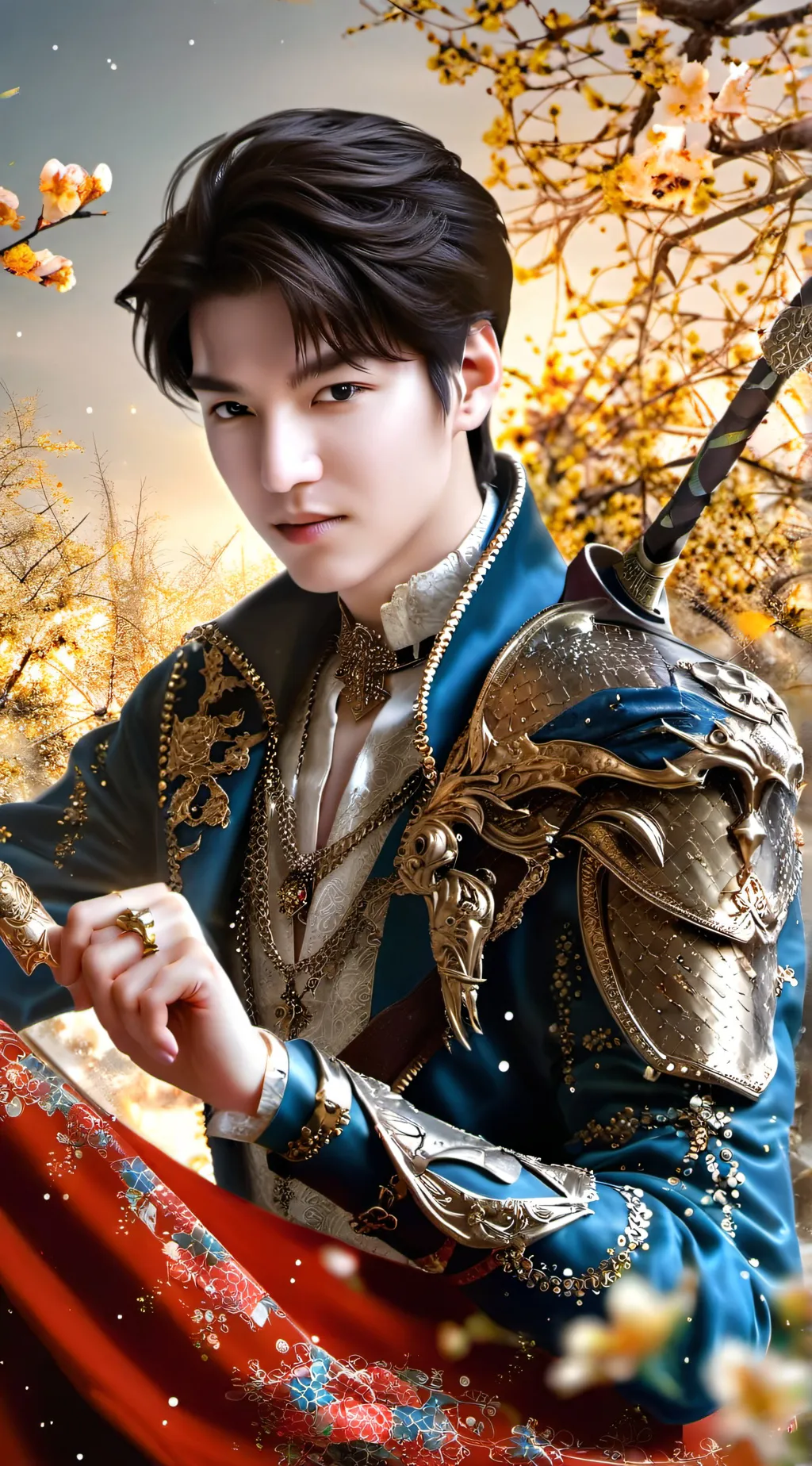 ai character: Lee Min Ho background