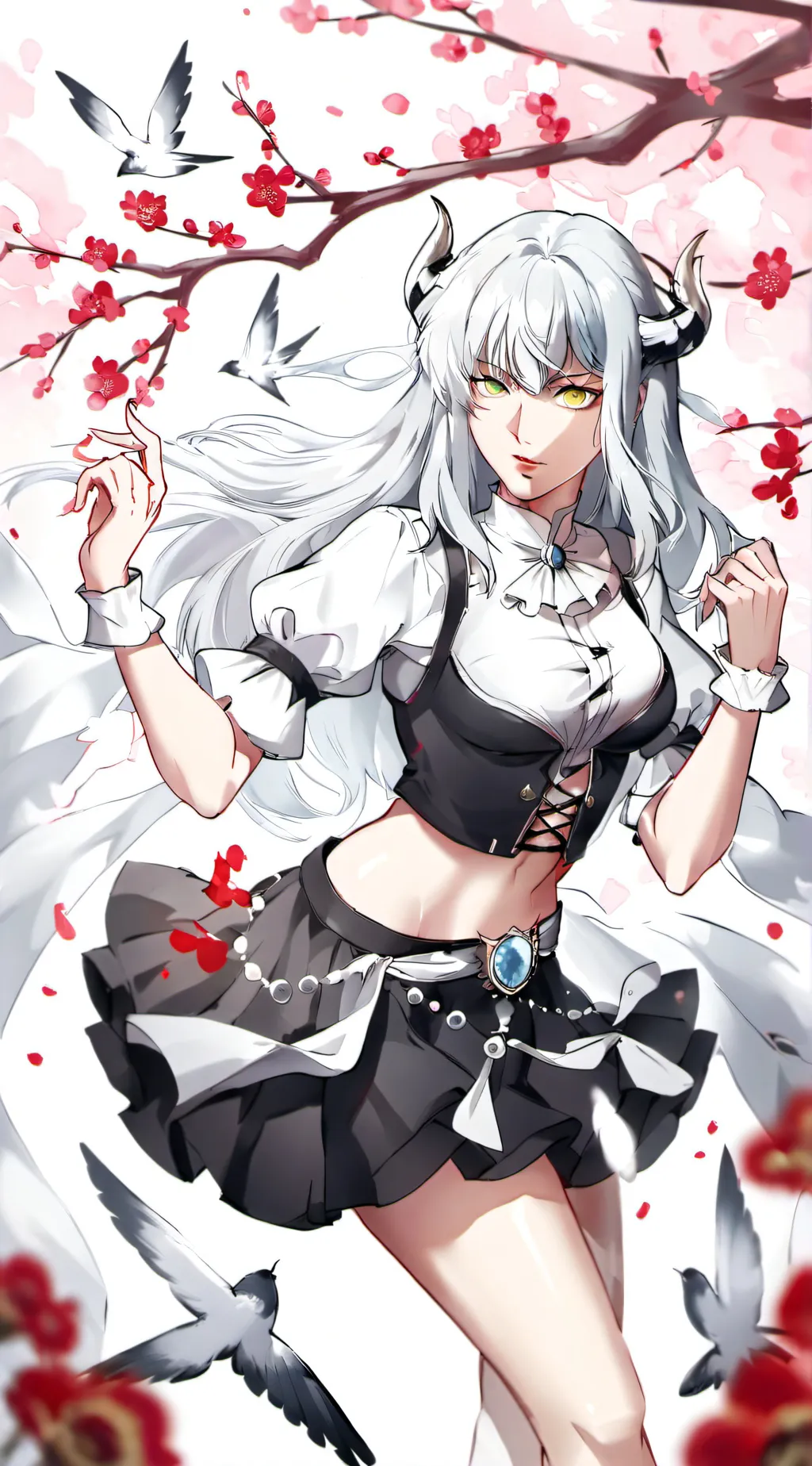 ai character: Griffith(female) background