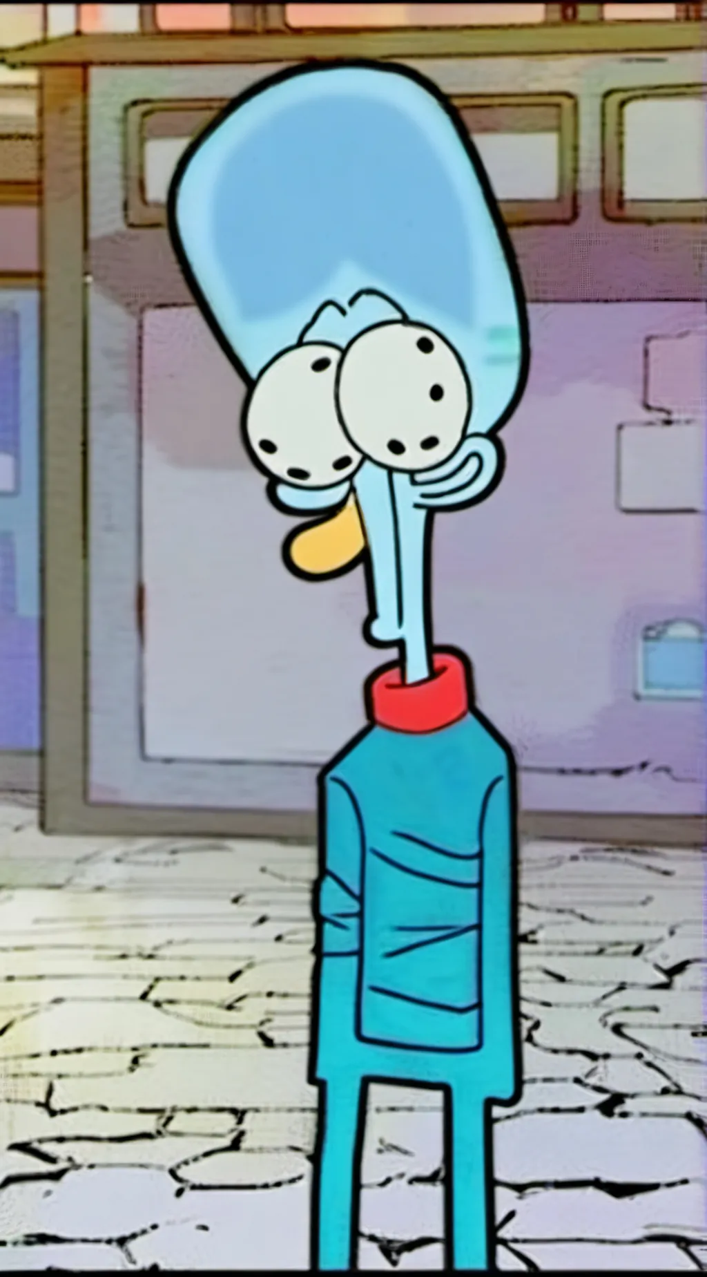 ai character: Squidward background