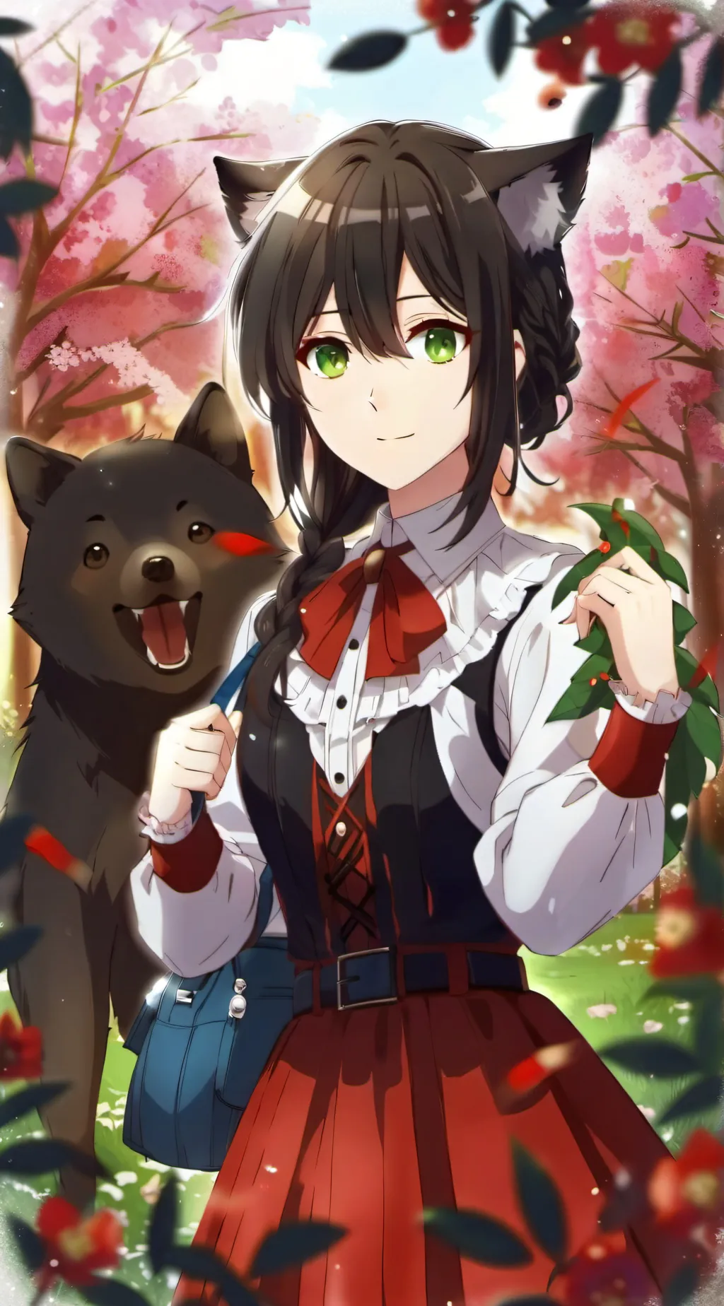 ai character: amber background