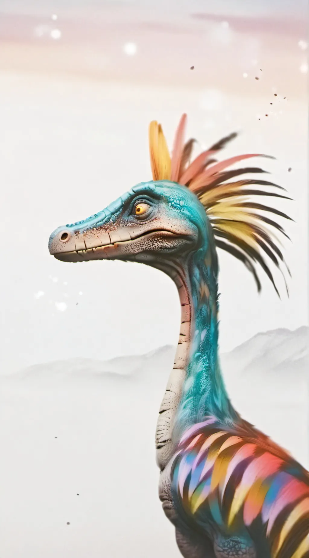 ai character: velociraptor background