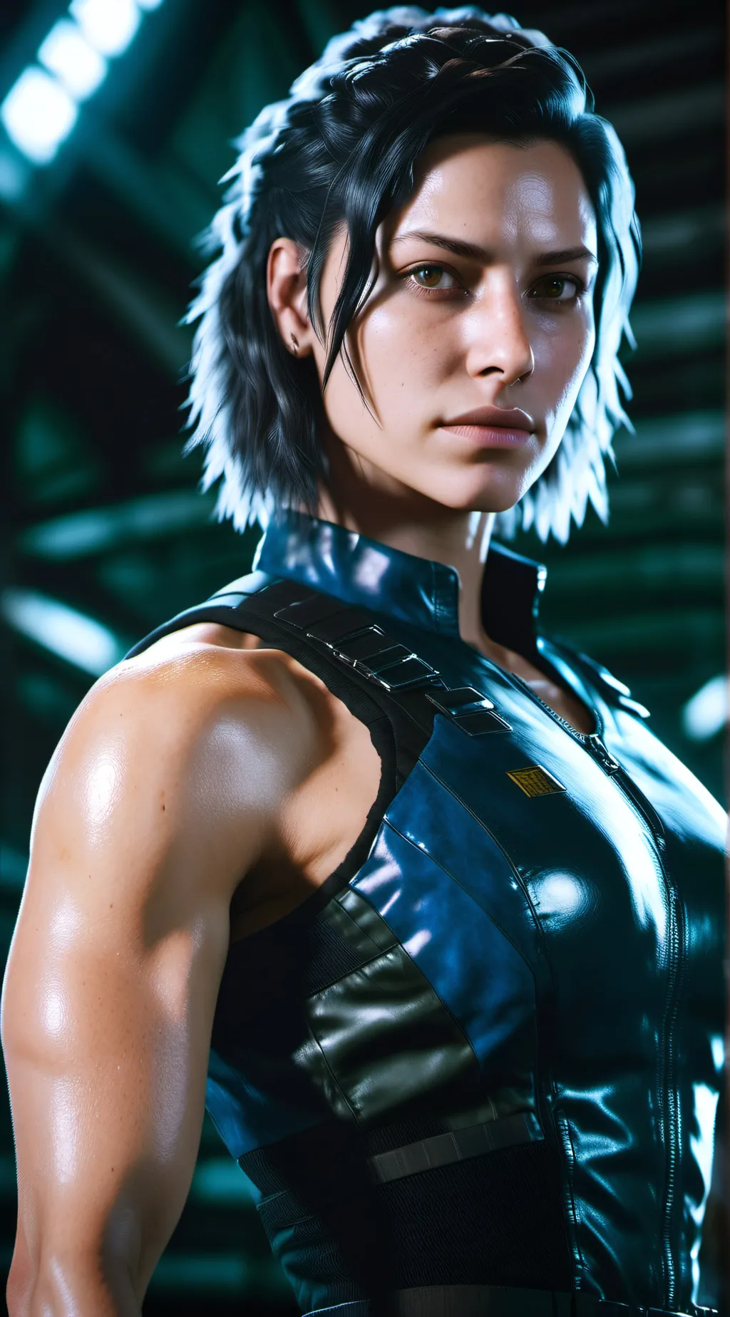 ai character: Rhea Bloody Ripley background