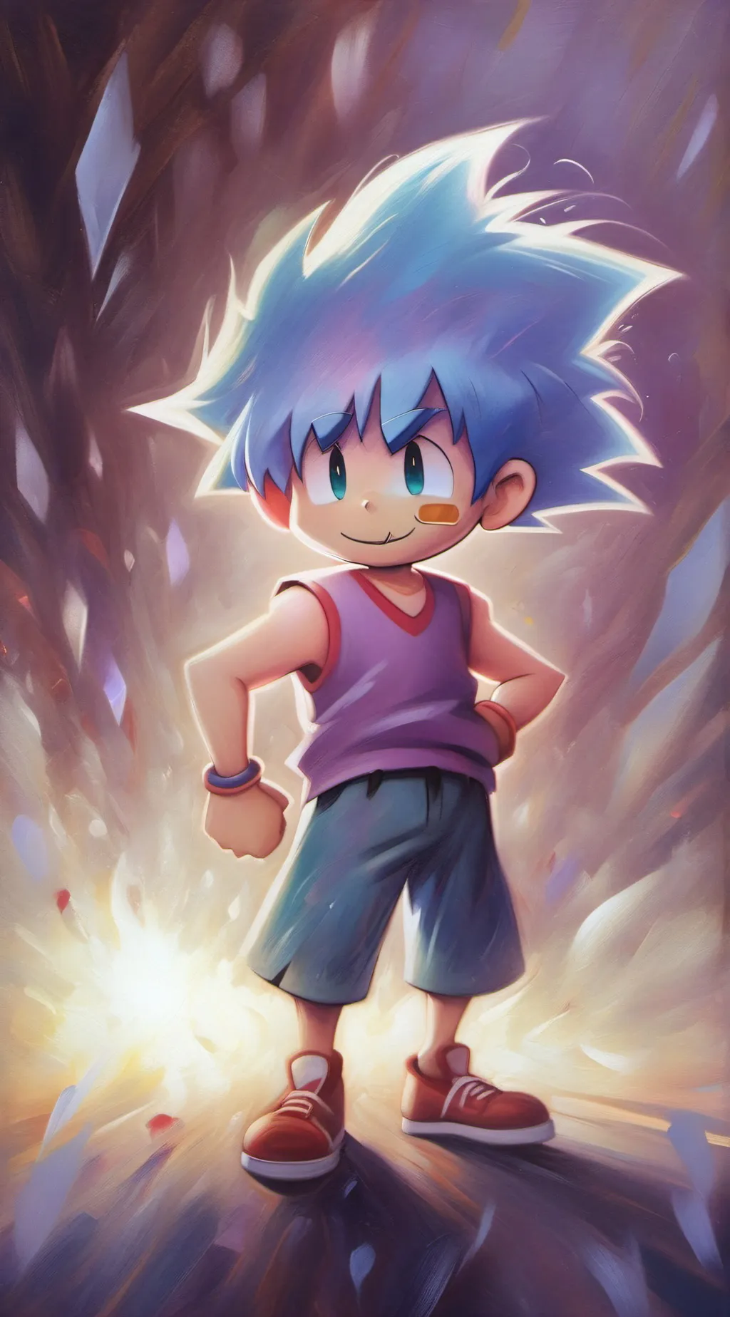 ai character: Fnf training background