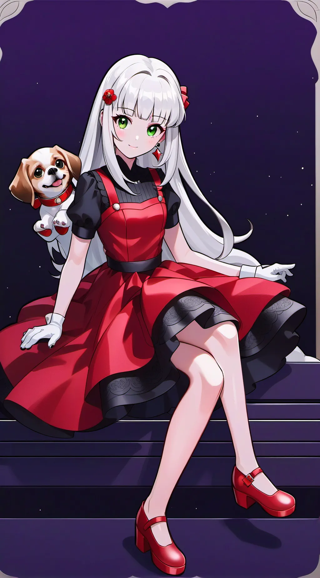 ai character: la la la I don't c background