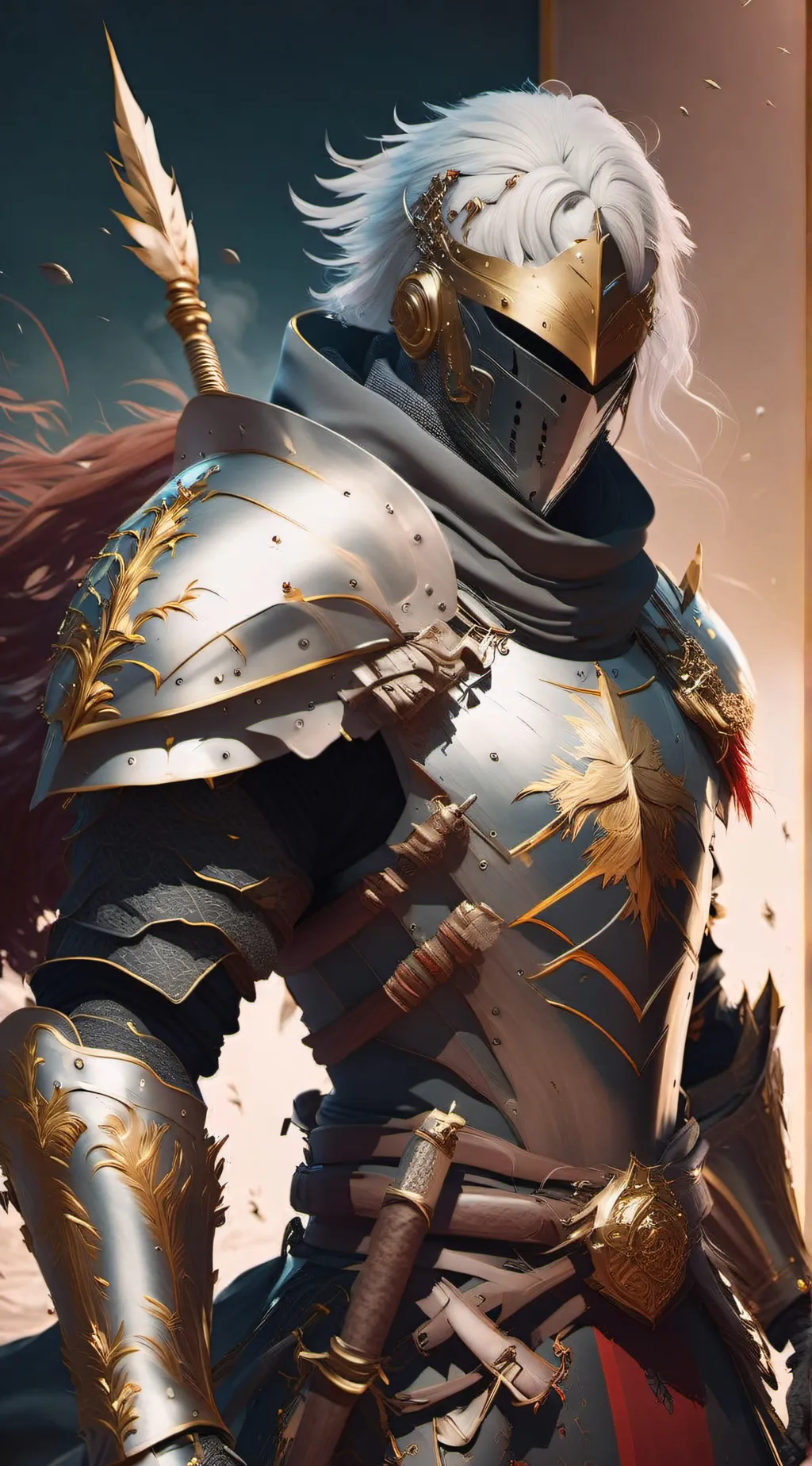 ai character: knight background