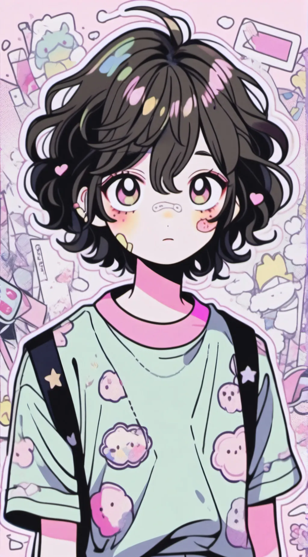 ai character: 1nf3ct3d background