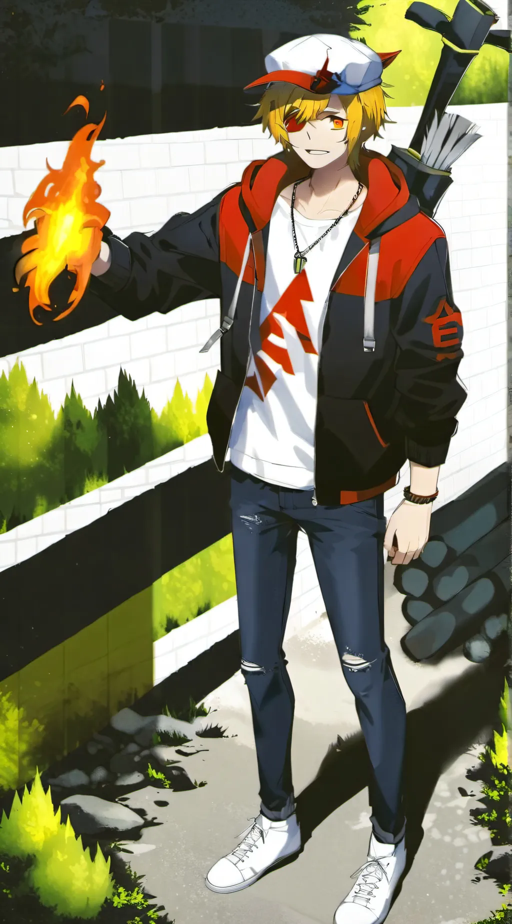 ai character: Rektway background