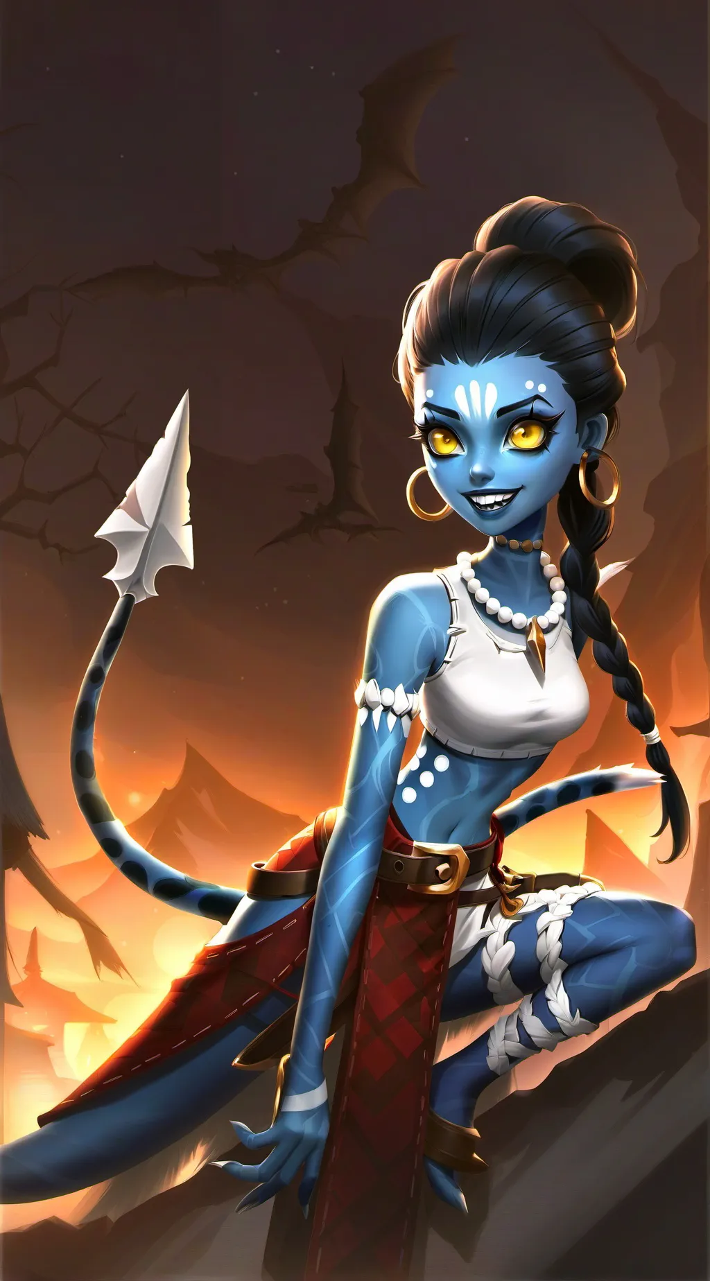 ai character: mha x Avatar background