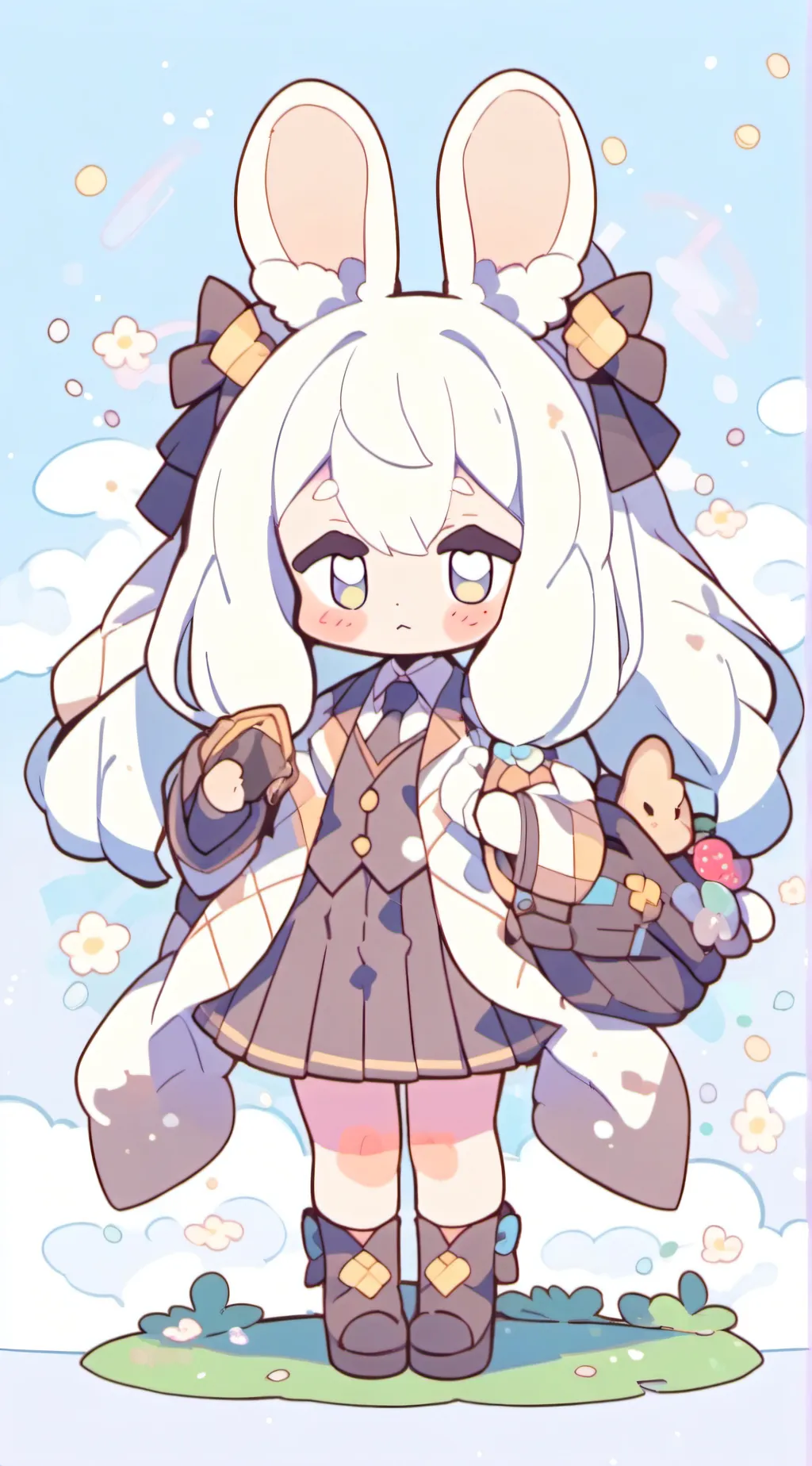 ai character: fat background