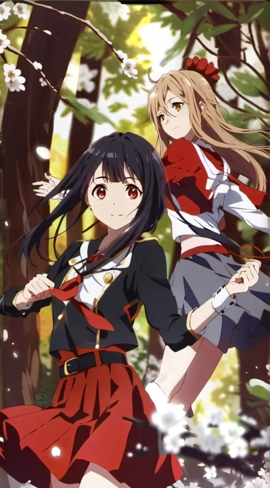 ai character: Lulu and Amy background