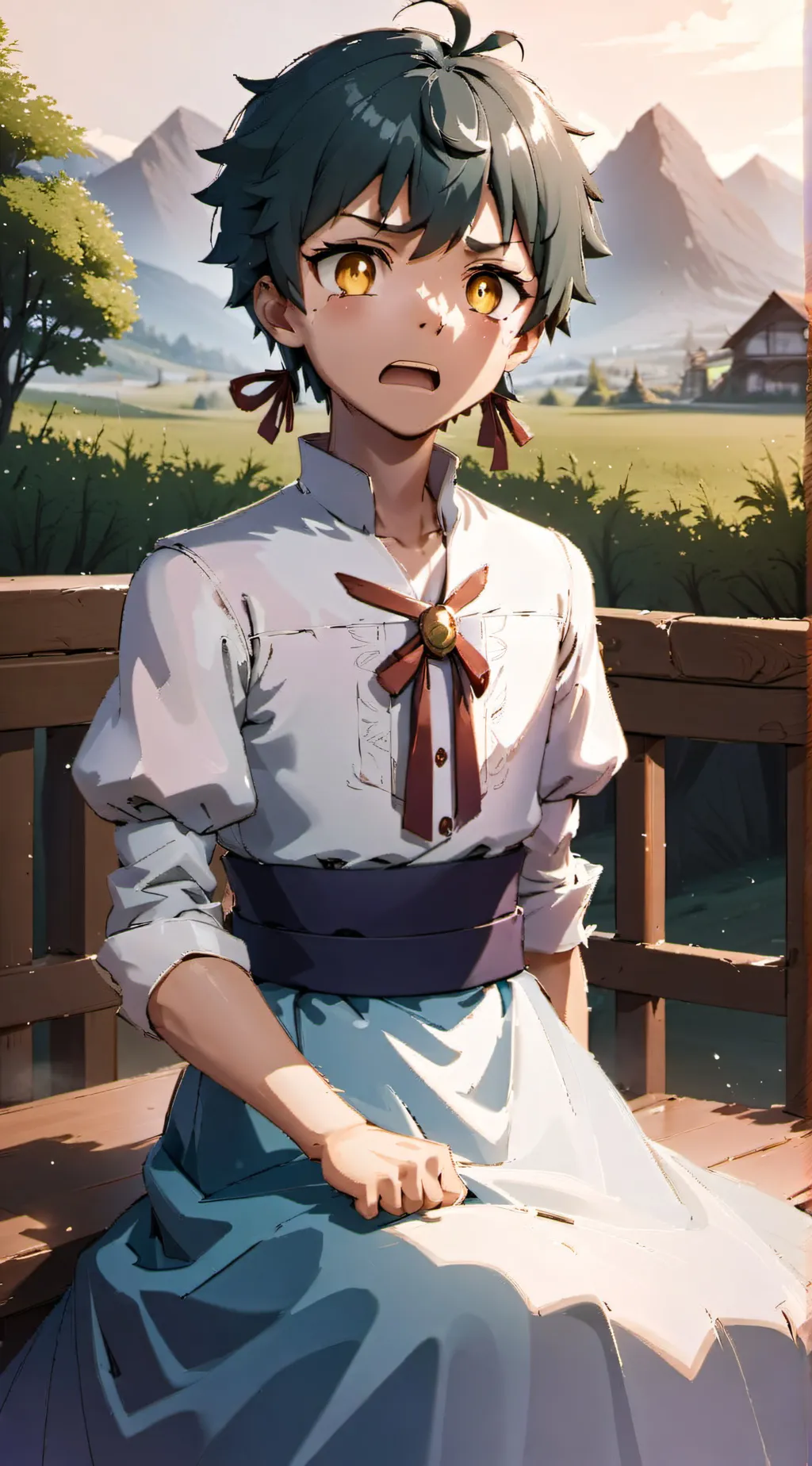 ai character: Andrew background