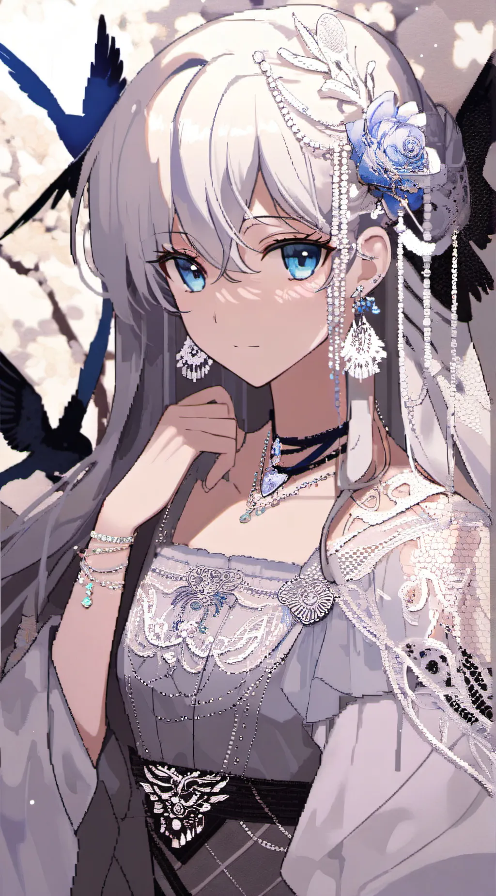 ai character: I made dis for you background