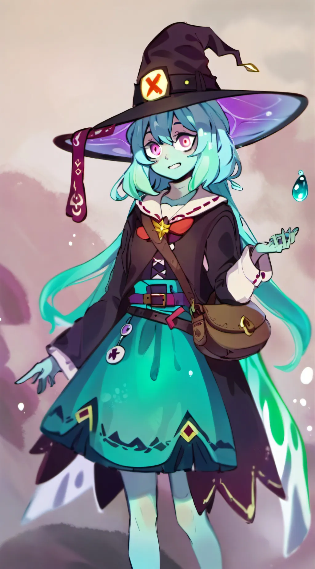 ai character: Slime Witch  background