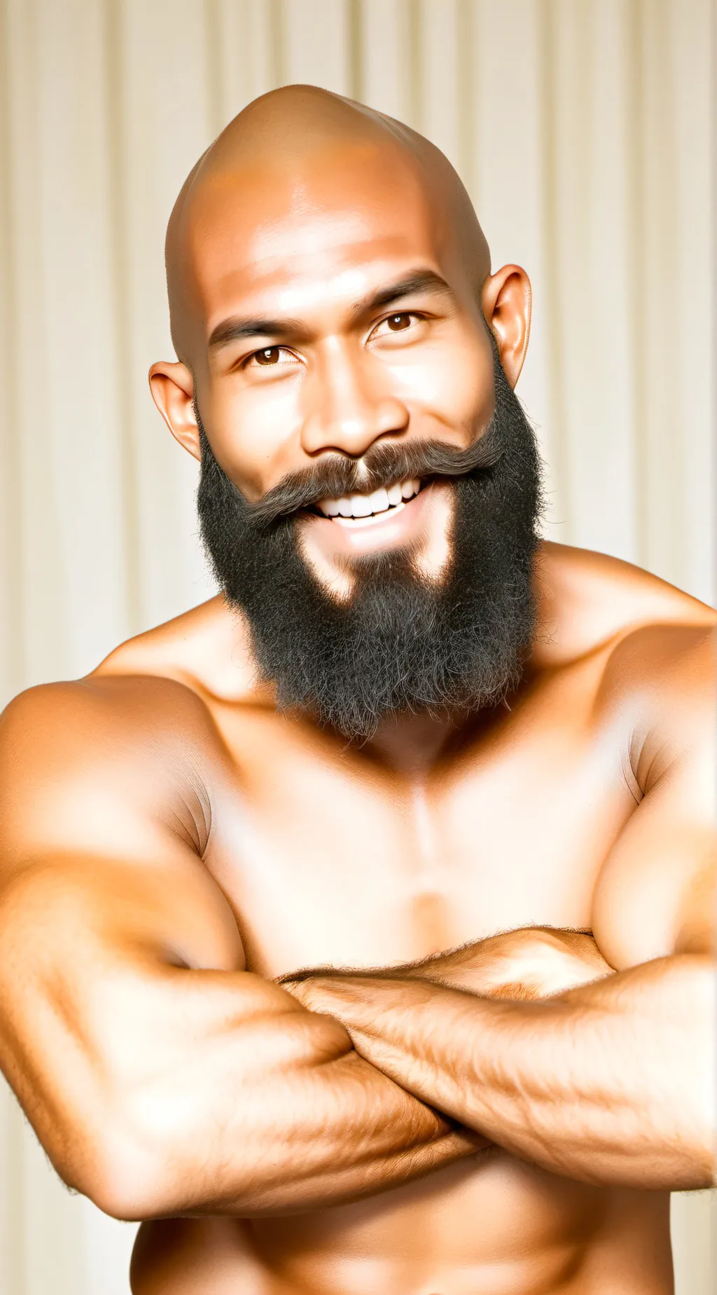 ai character: giga chad background