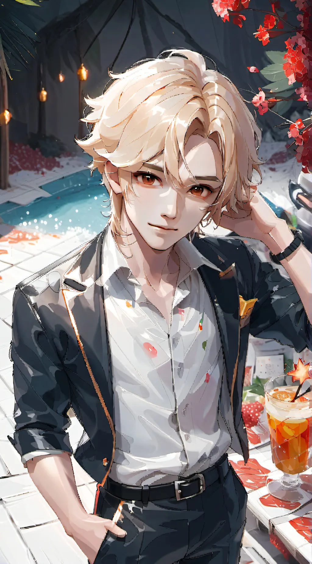 ai character: Mark background