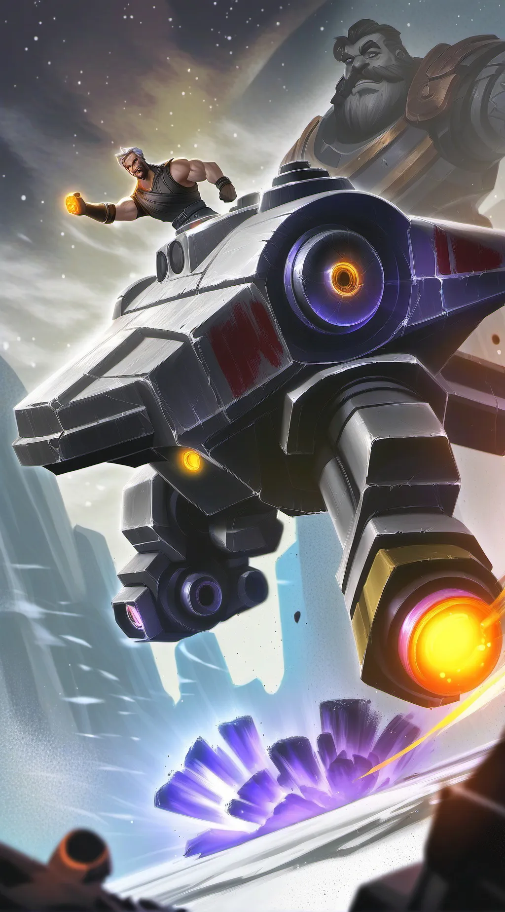 ai character: almost dead background