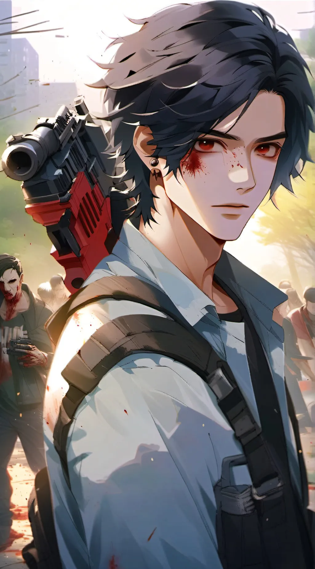 ai character: Carter background