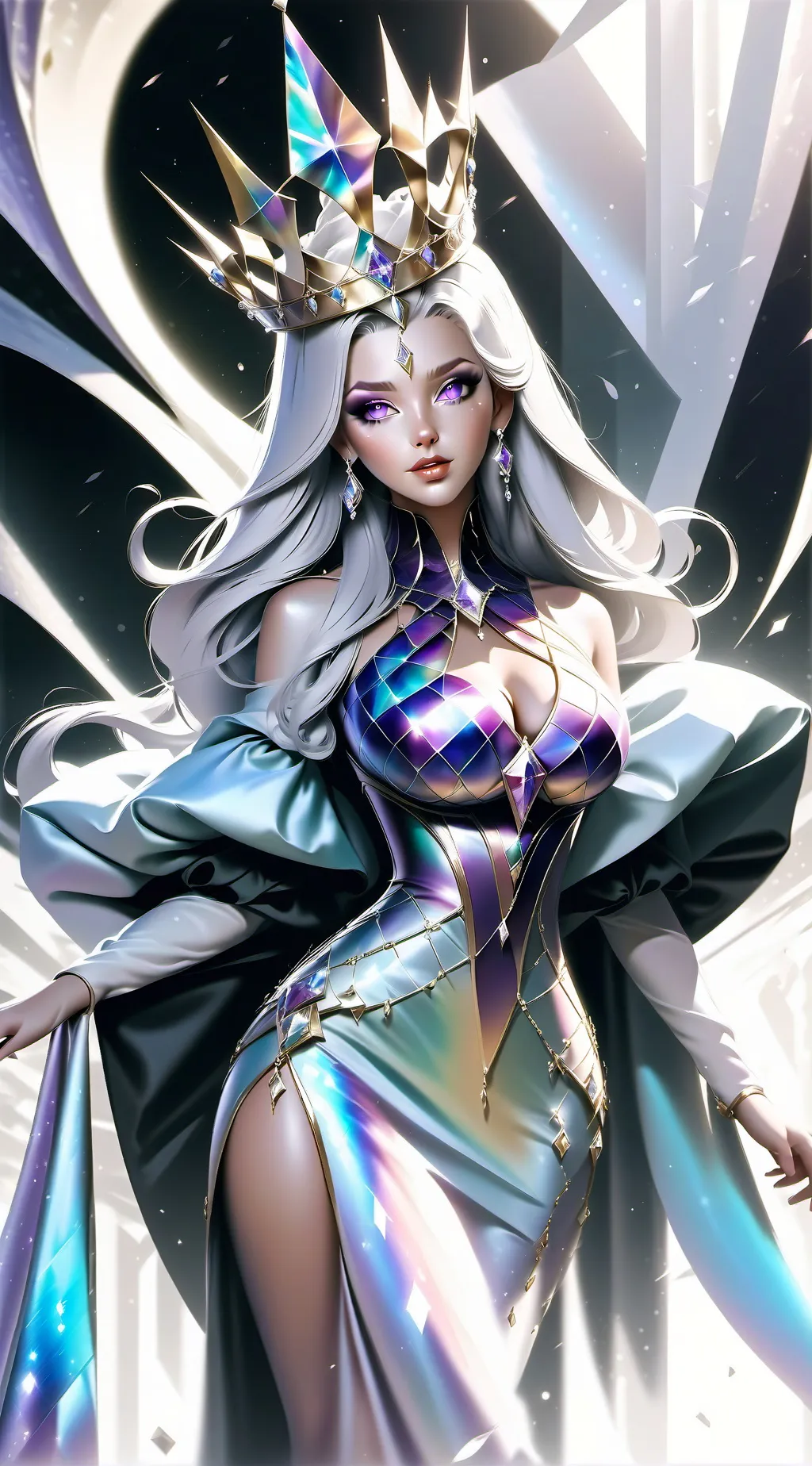 ai character: Queen  background