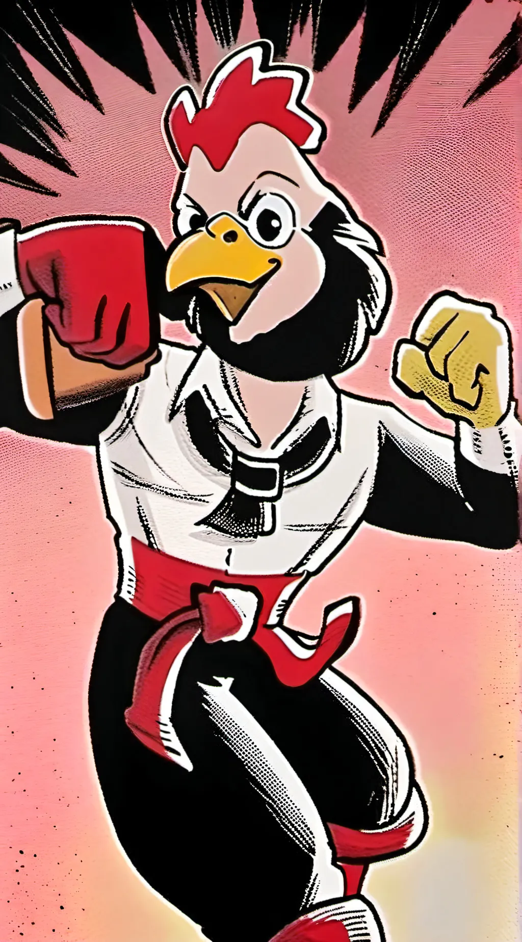 ai character: Clucky  background