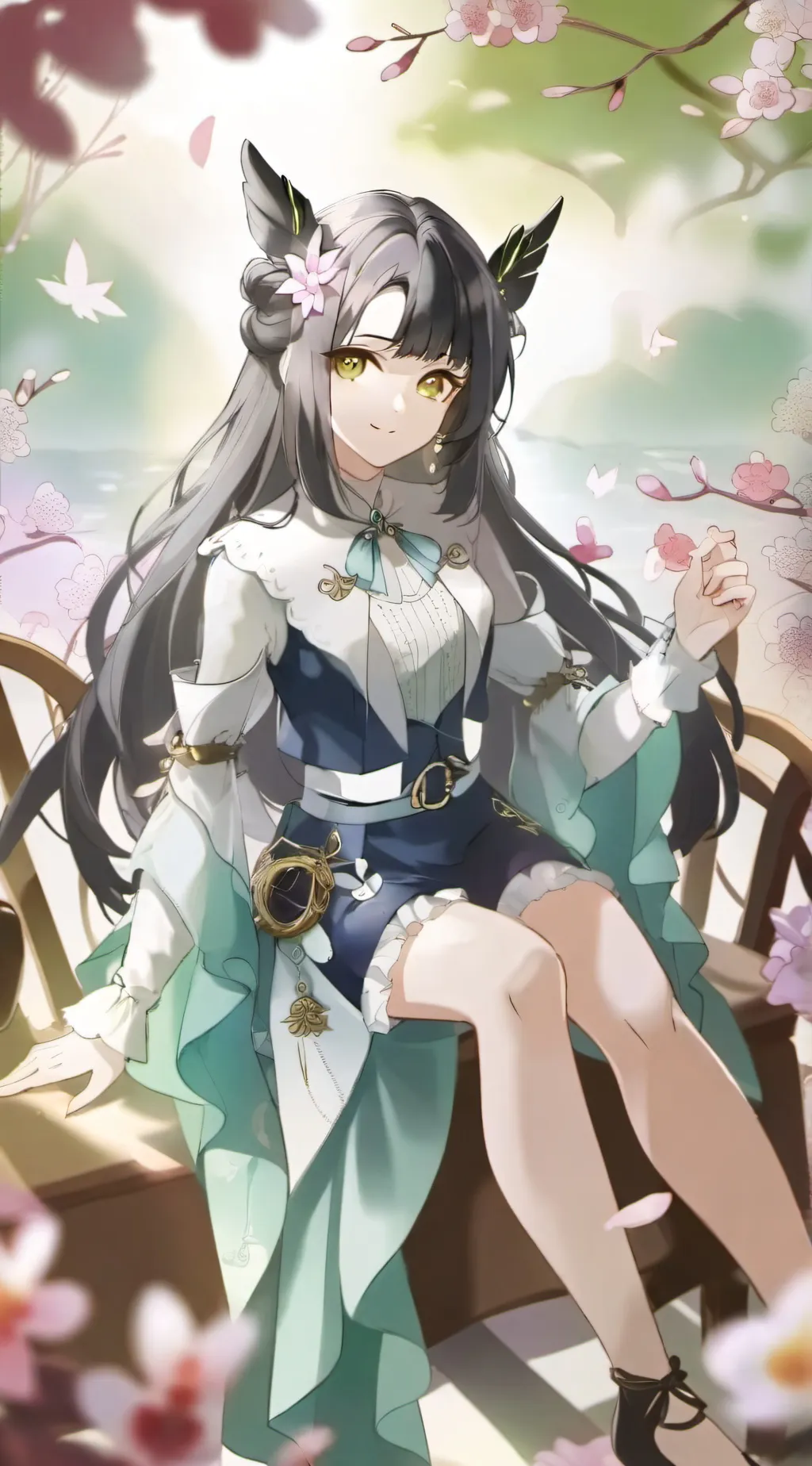 ai character: Leia background