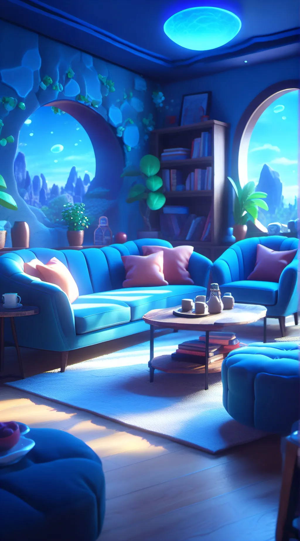 ai character: Hashira locked in background