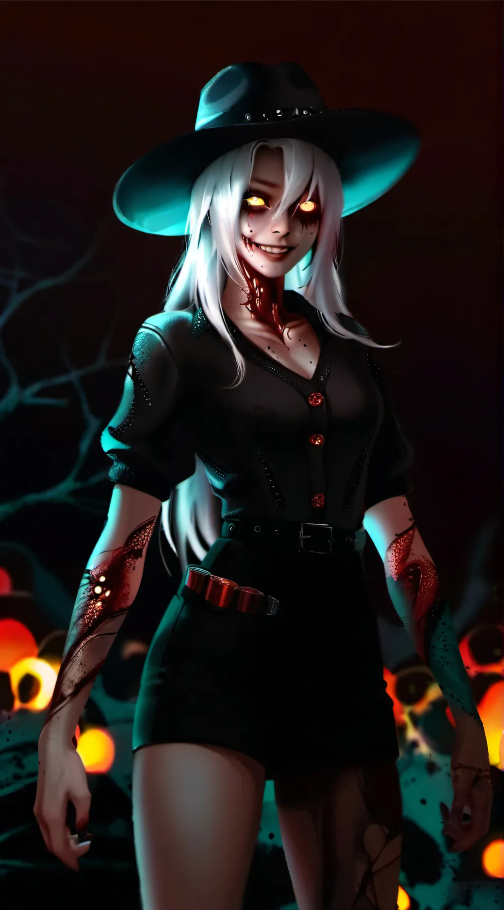 ai character: cyn  background