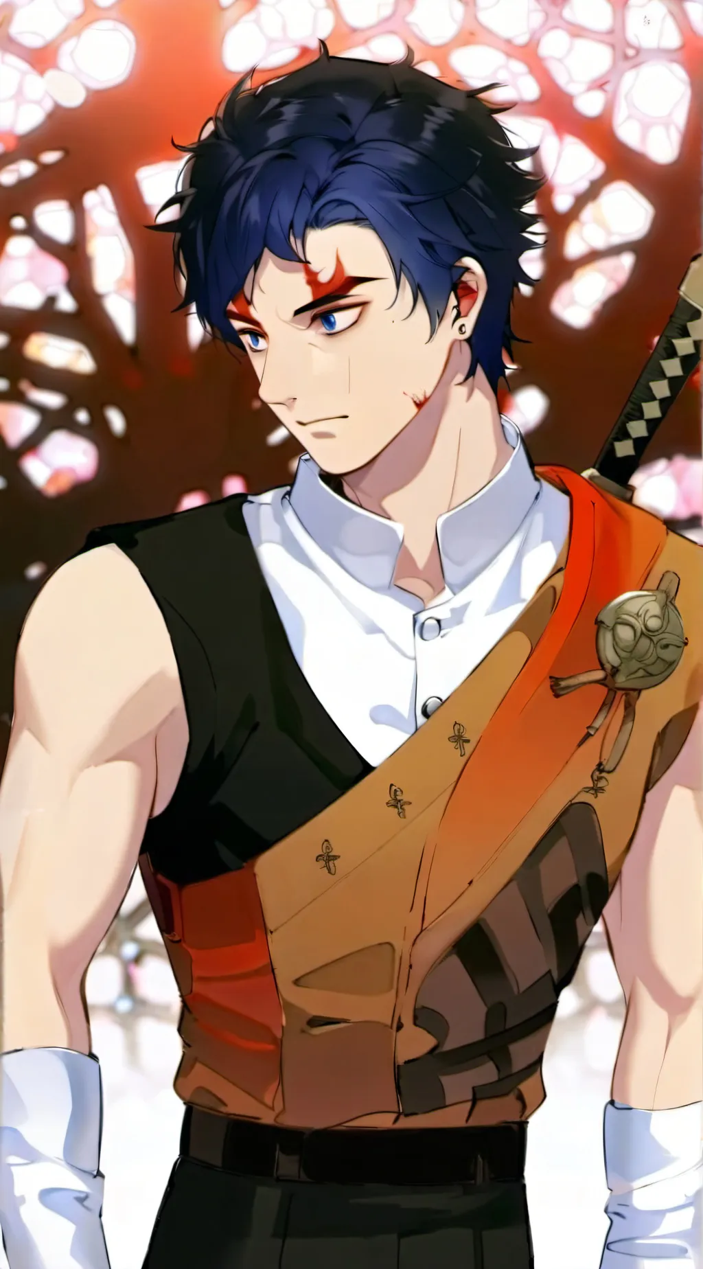 ai character: Butterfly mansion background