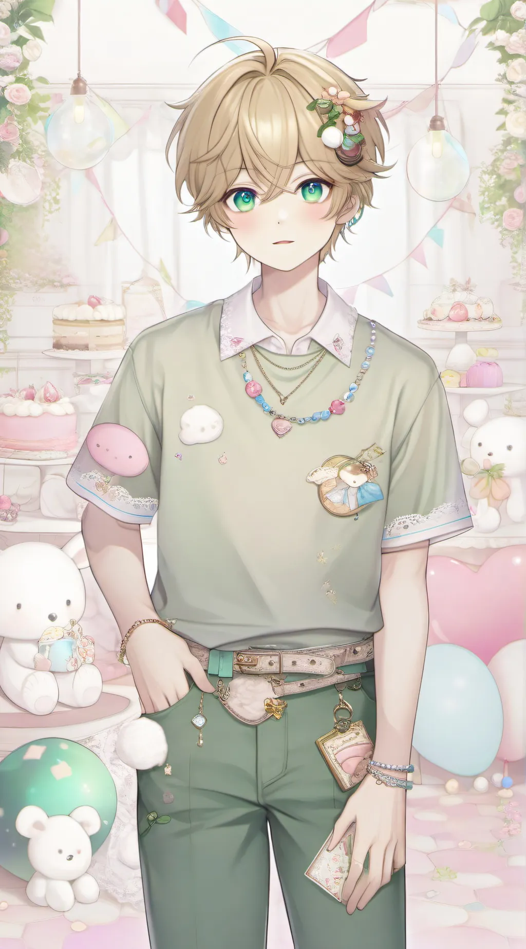 ai character: peter pan  background