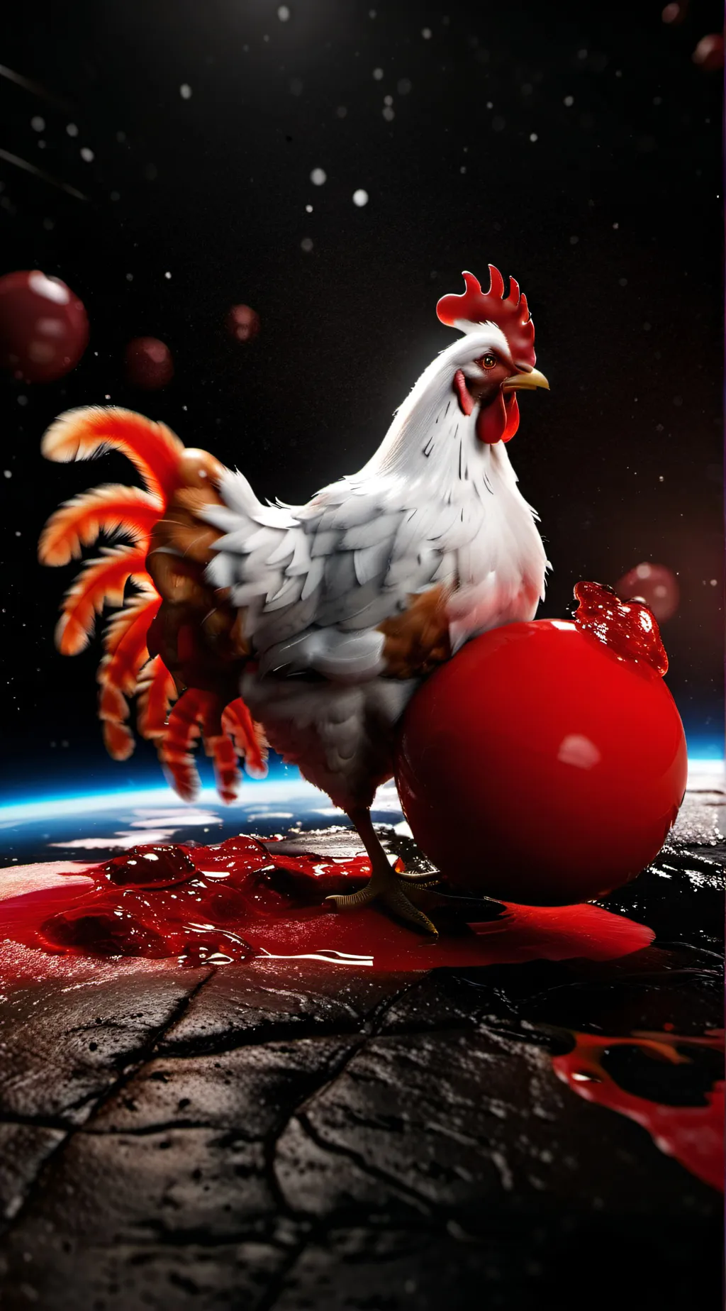 ai character: Rocket background