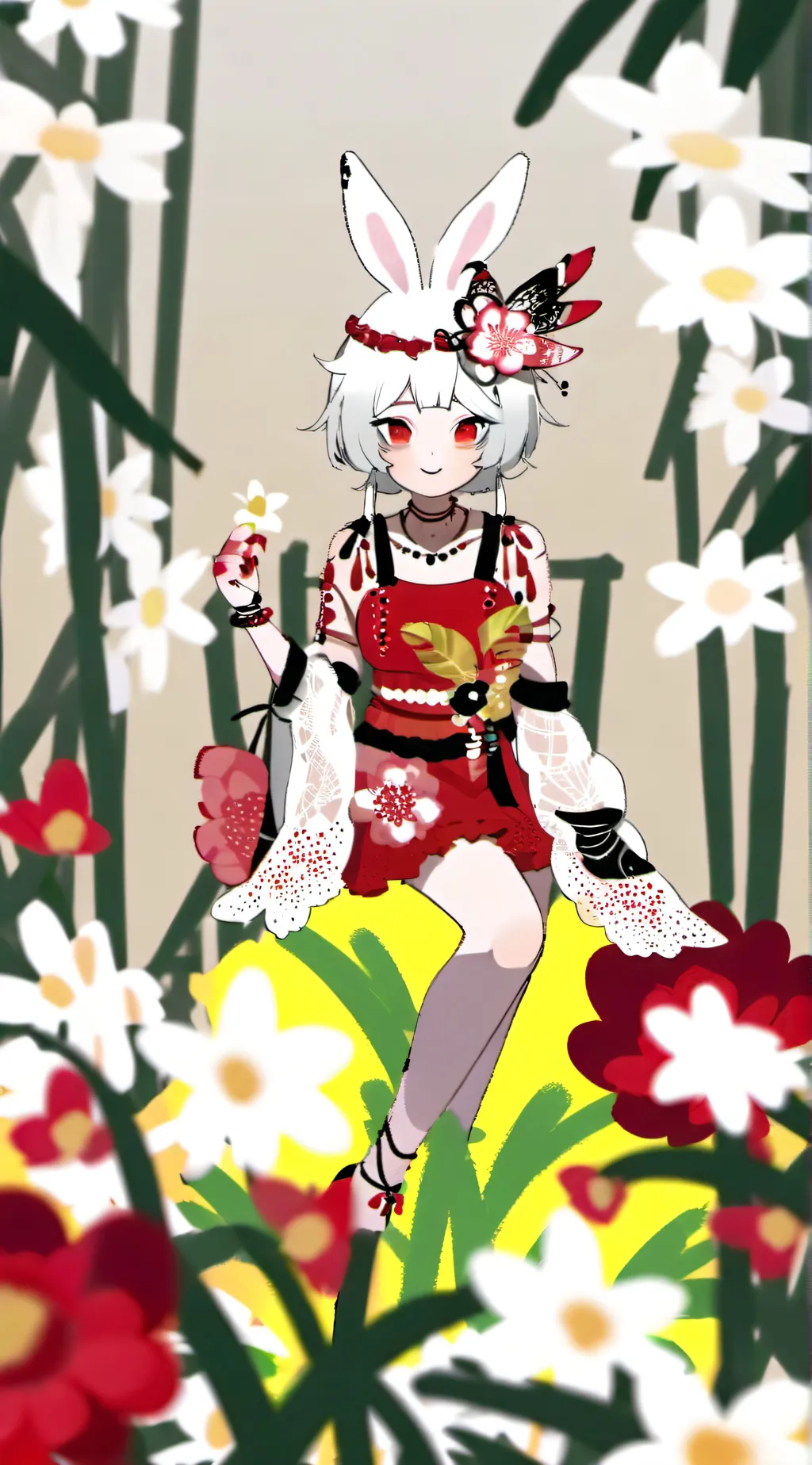 ai character: Your gf background