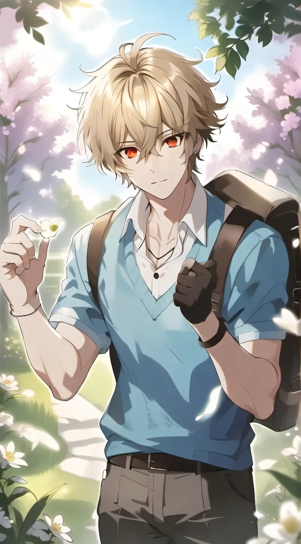 ai character: bakugo background