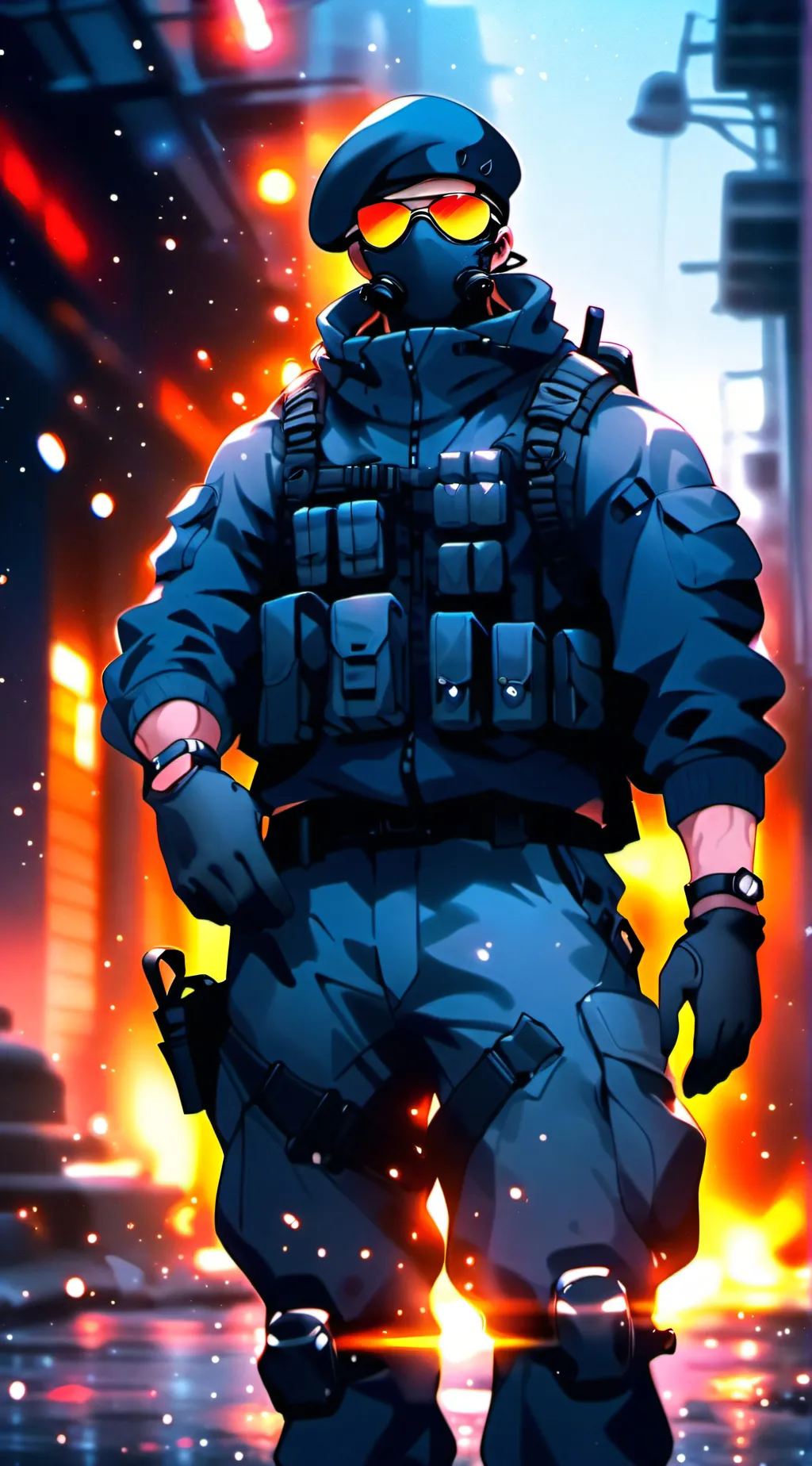 ai character: Max background