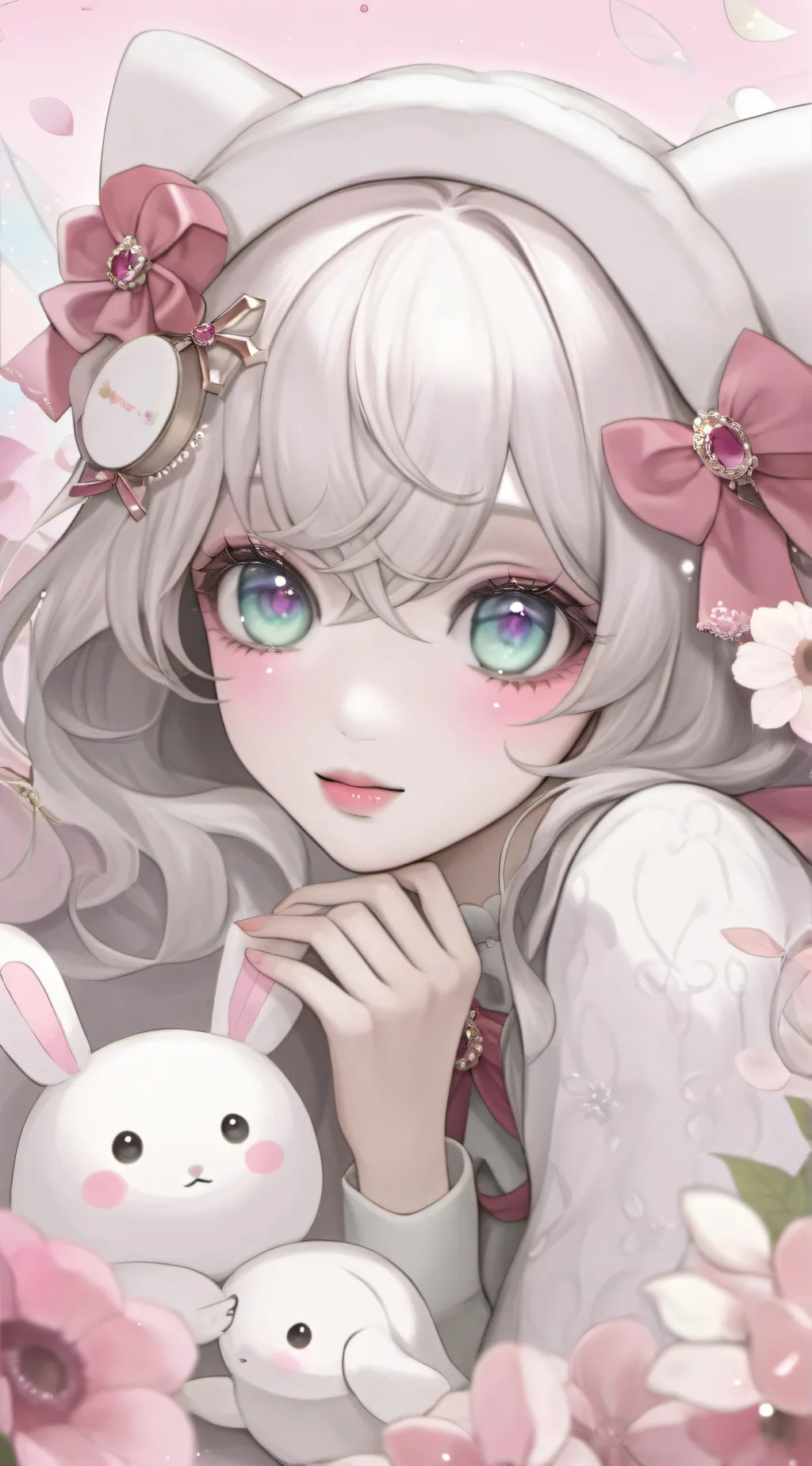 ai character: mia ❤  background