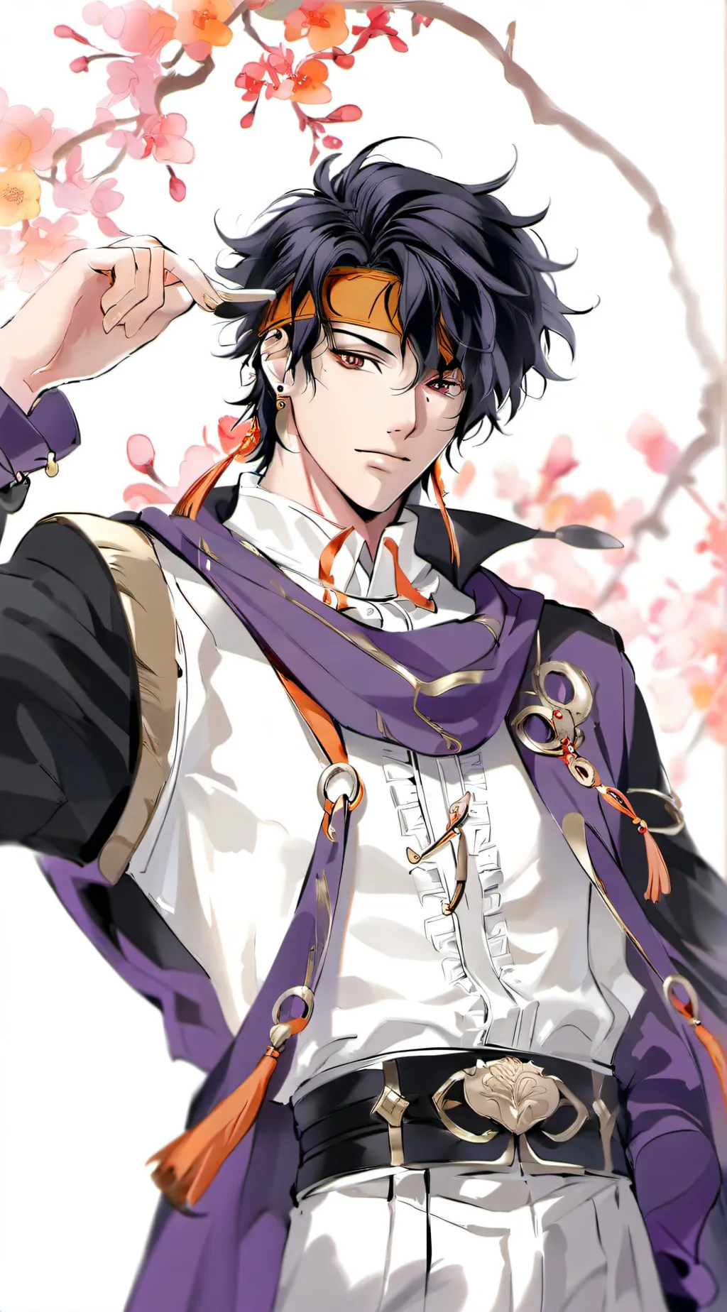 ai character: narancia  background