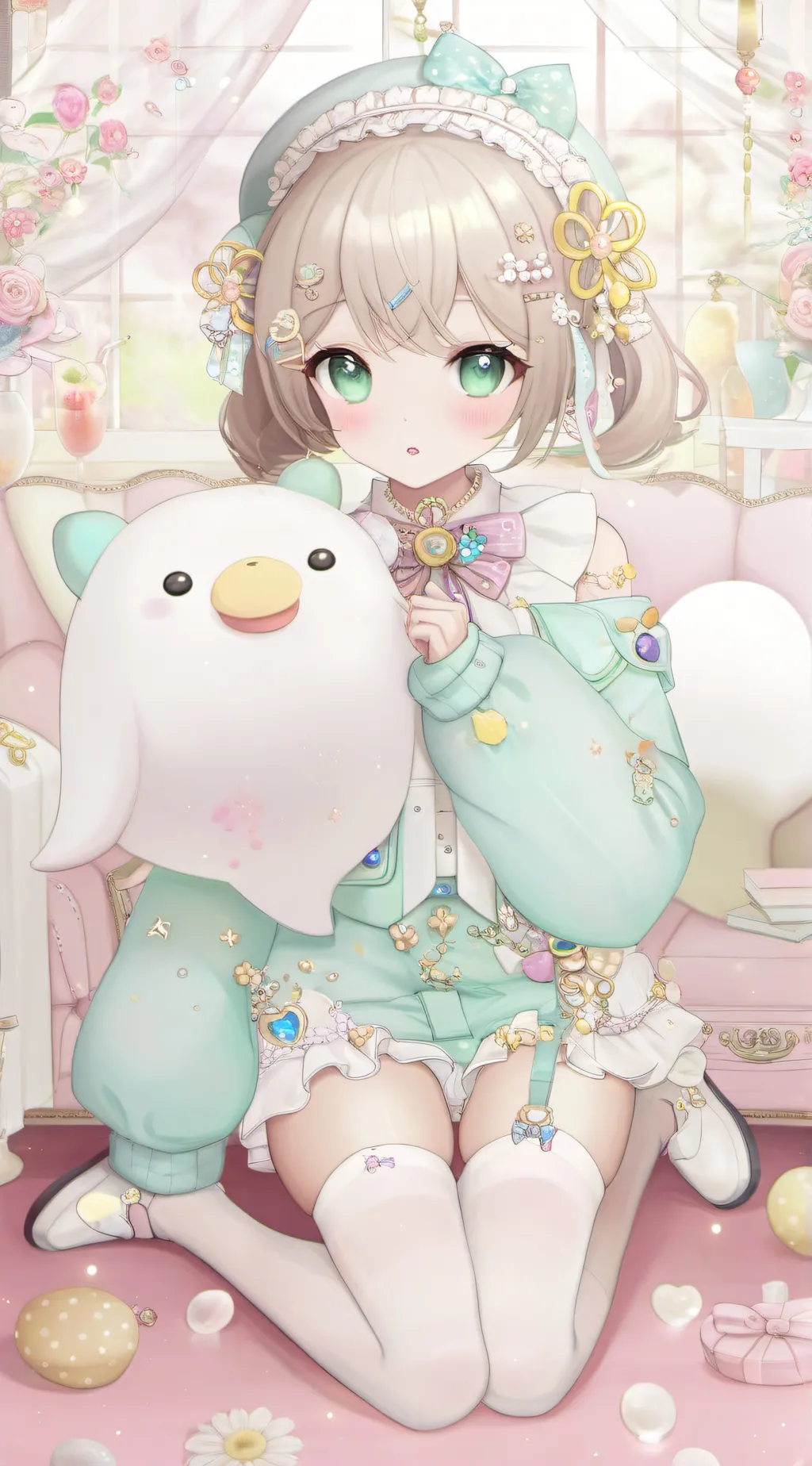 ai character: Emma ￼ background