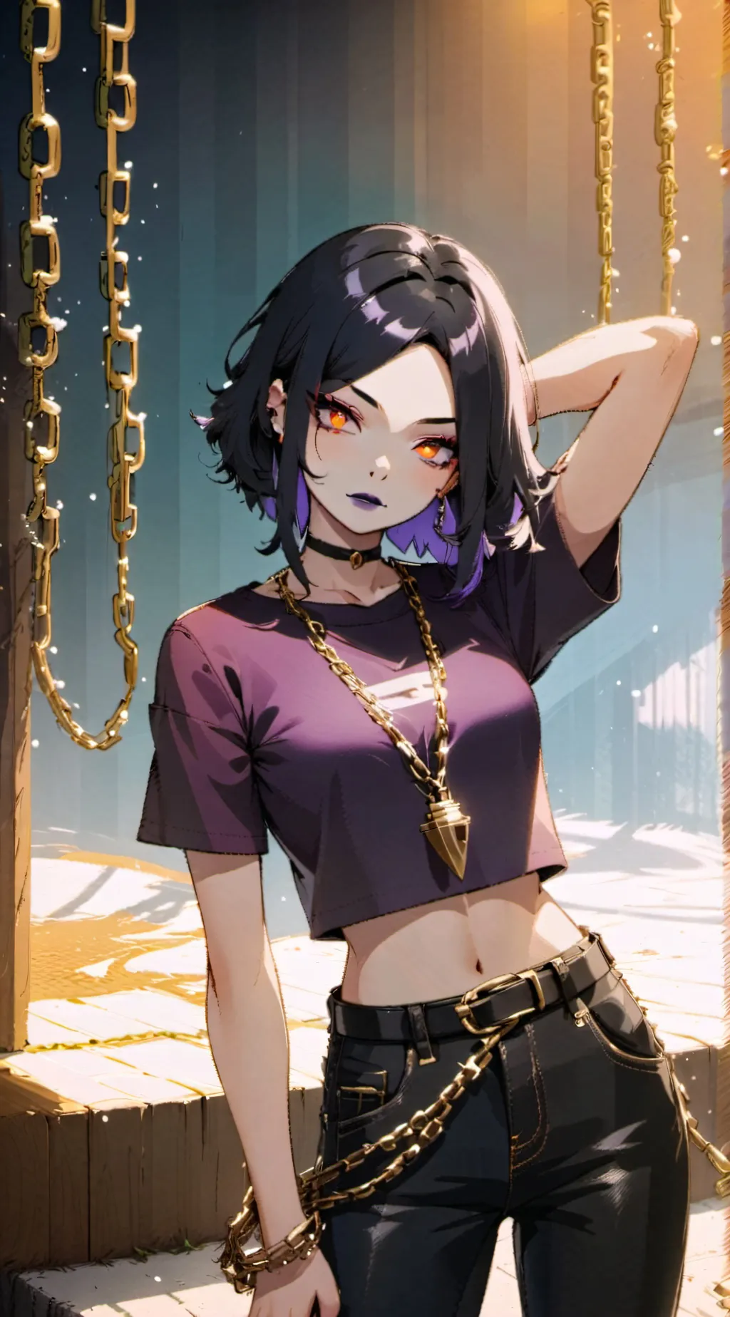 ai character: Helena Benjamin  background