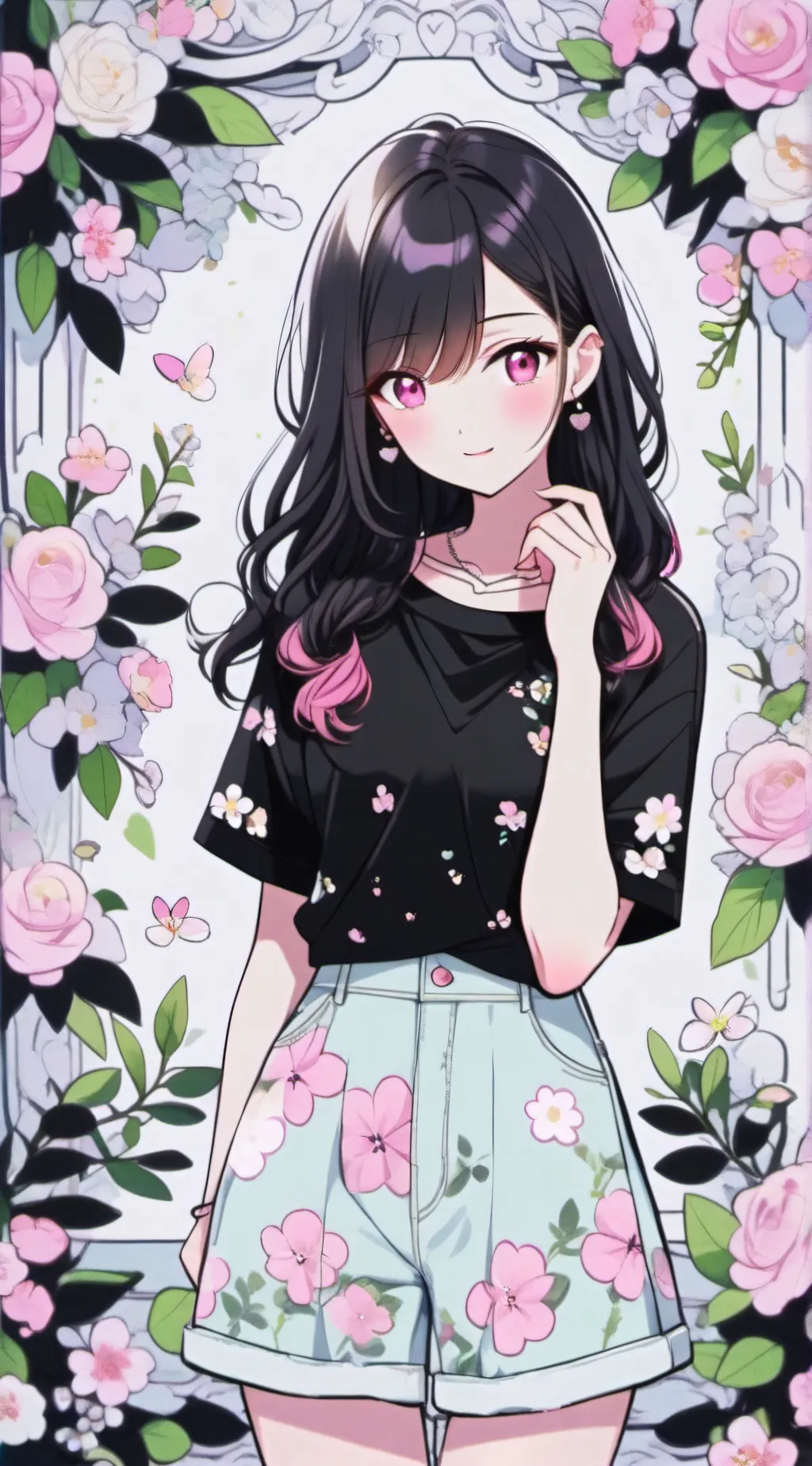 ai character: emily background