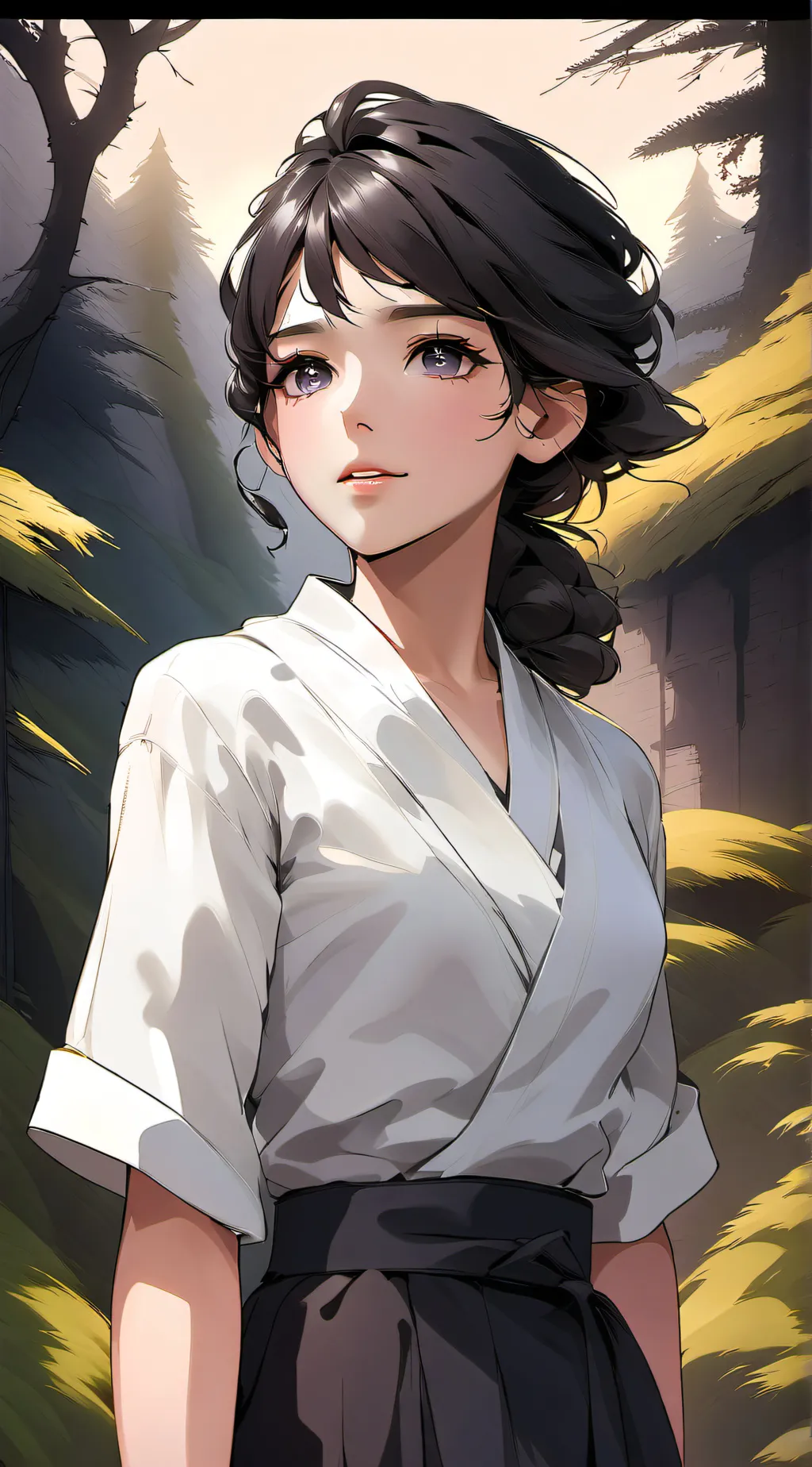 ai character: Miranda  background