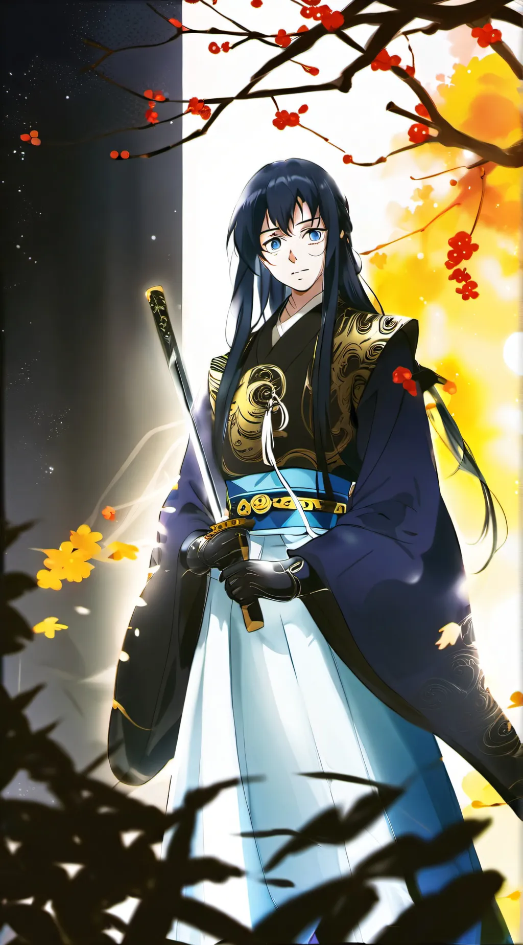 ai character: Muichiro Tokito background