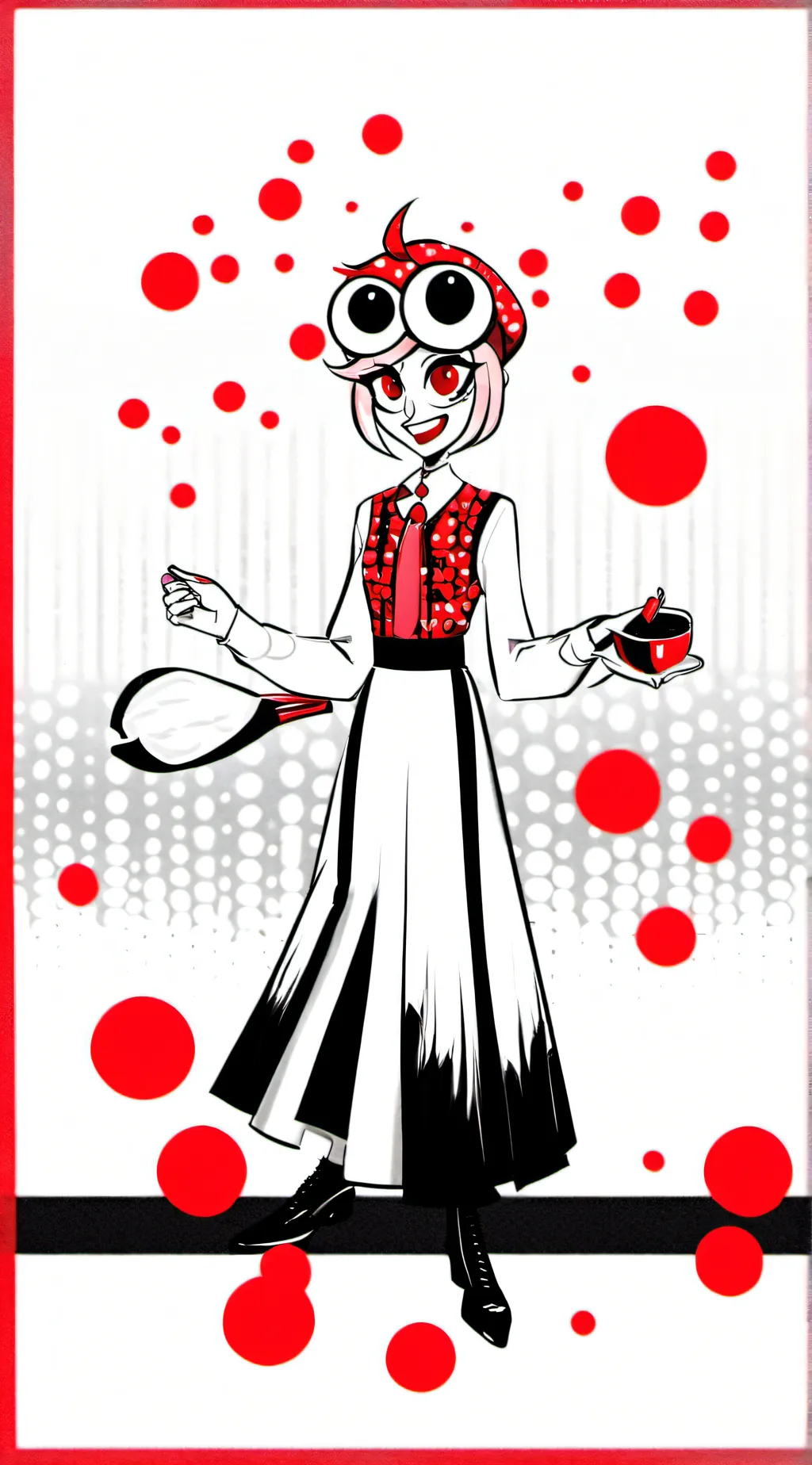 ai character: CharliexVaggie background