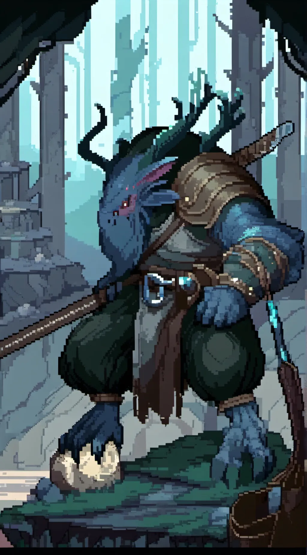 ai character: guromdo  background