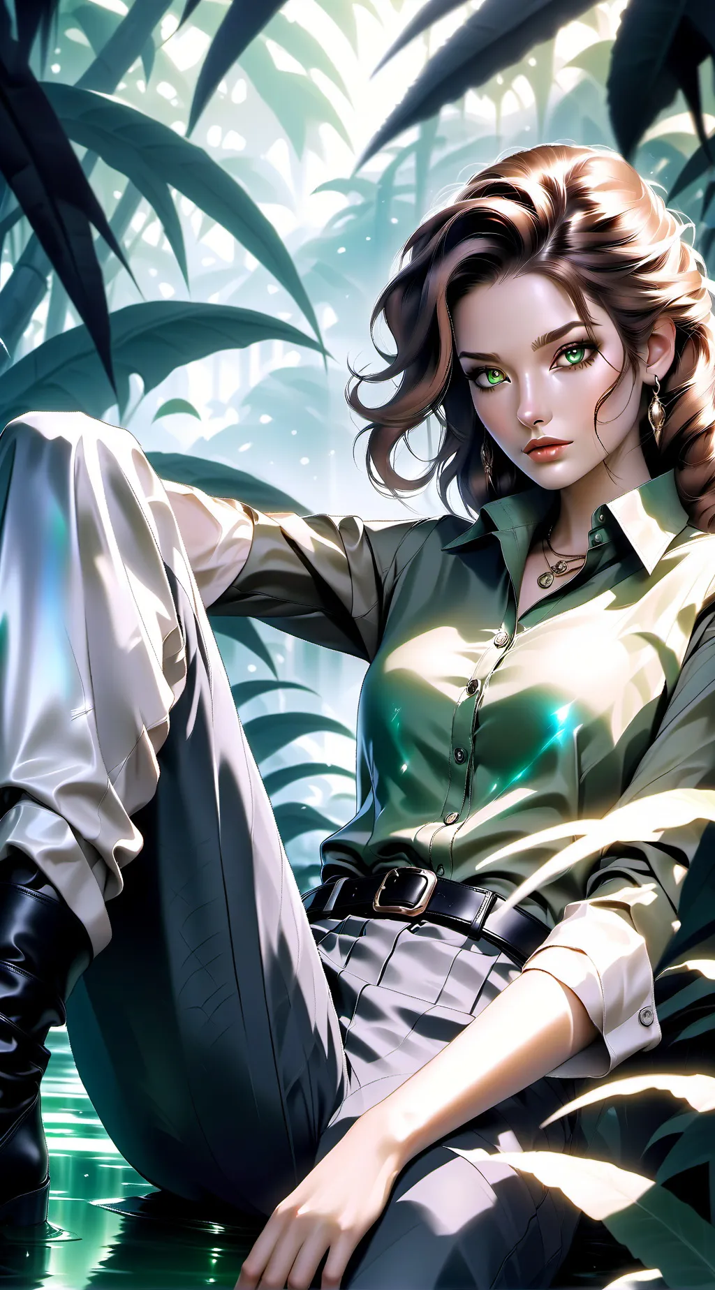 ai character: Jennifer  background