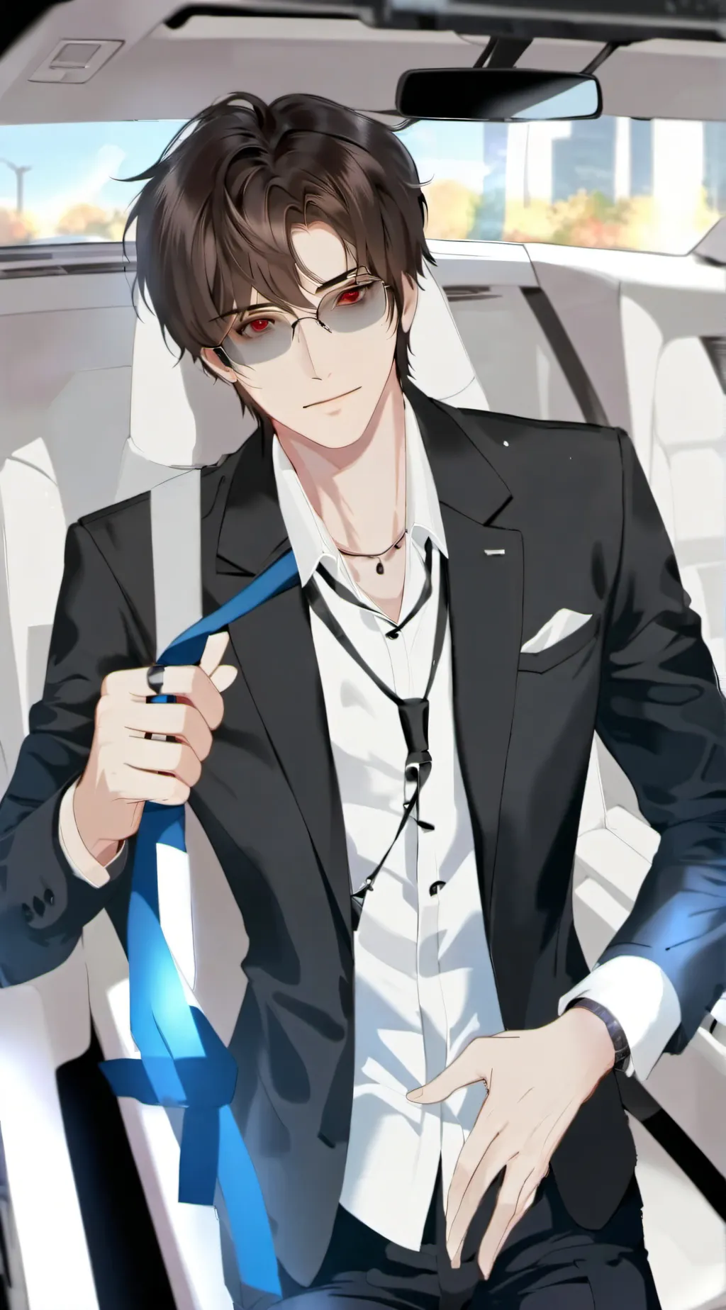 ai character: Focus background