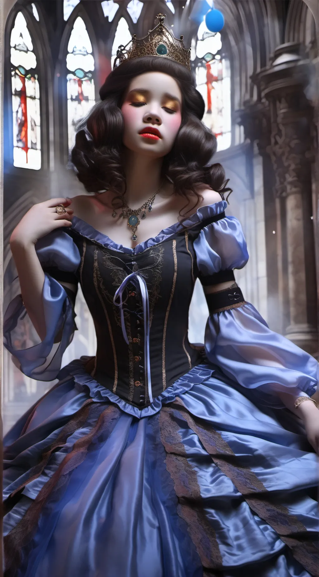 ai character: hh spooky talents  background