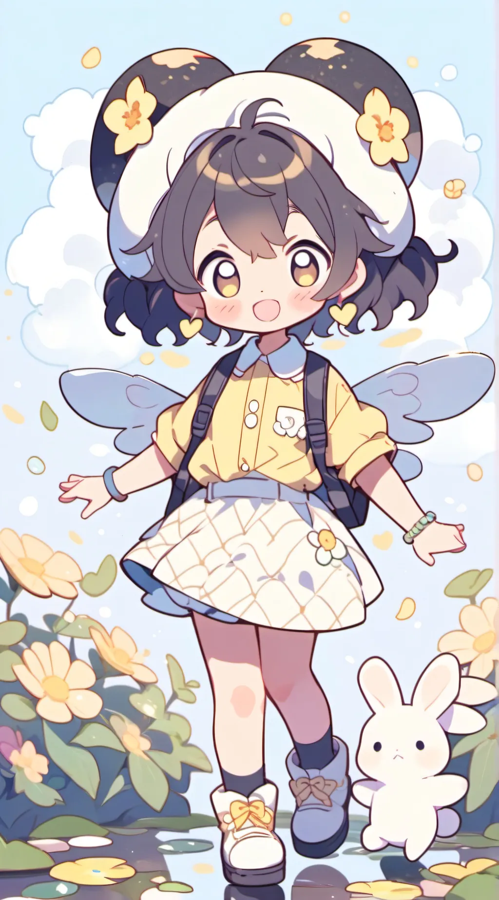 ai character: Cherry. background