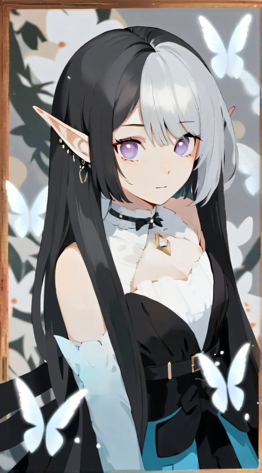 ai character: Monster high x mha background