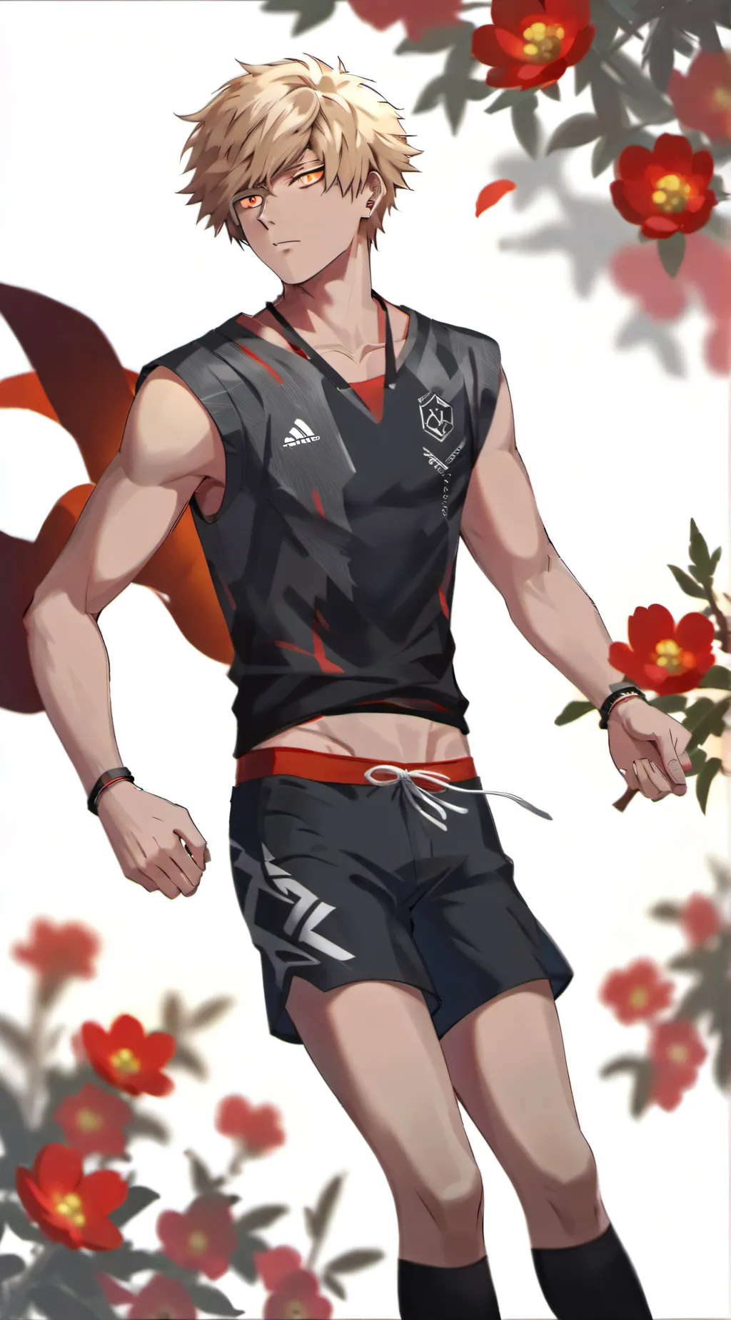 ai character: Bakugo background