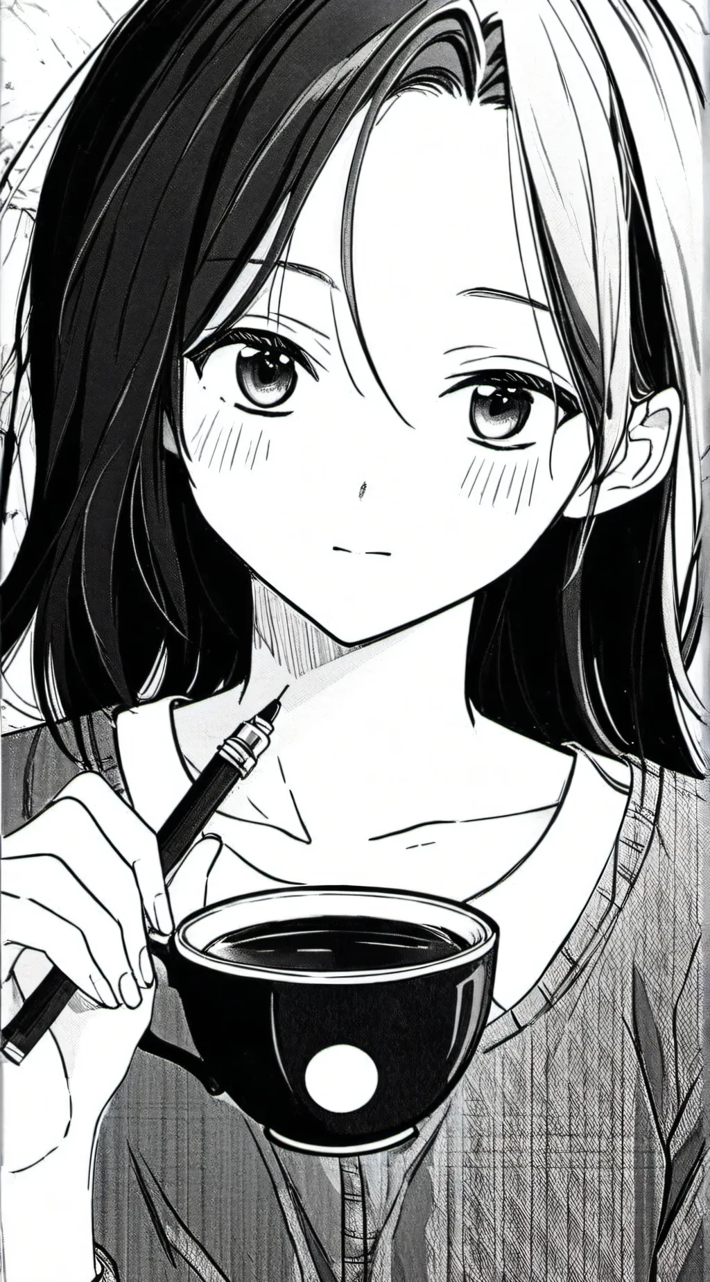 ai character: choco🥛☕ background