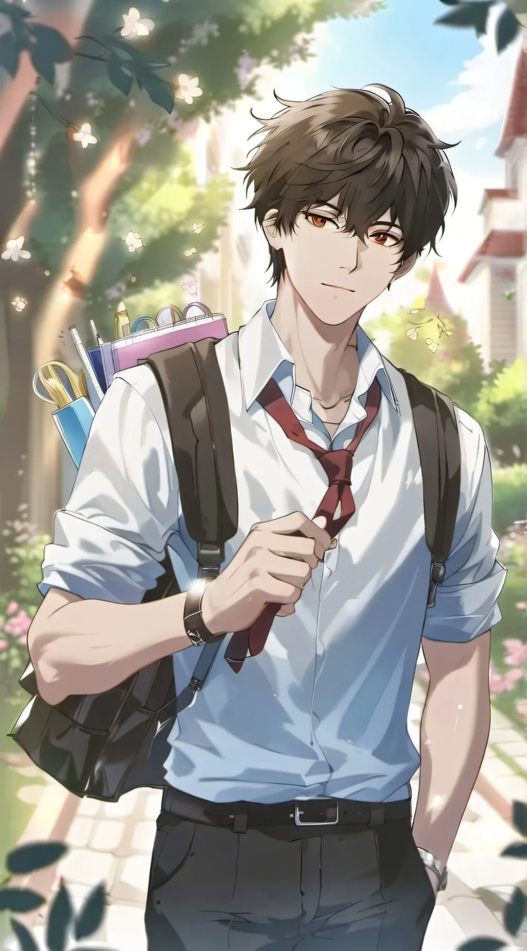 ai character: ~•Austin•~ background